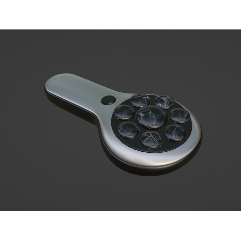 Electric Hot Stone Massager 3D Model – Low Poly PBR Asset, FBX - View 3