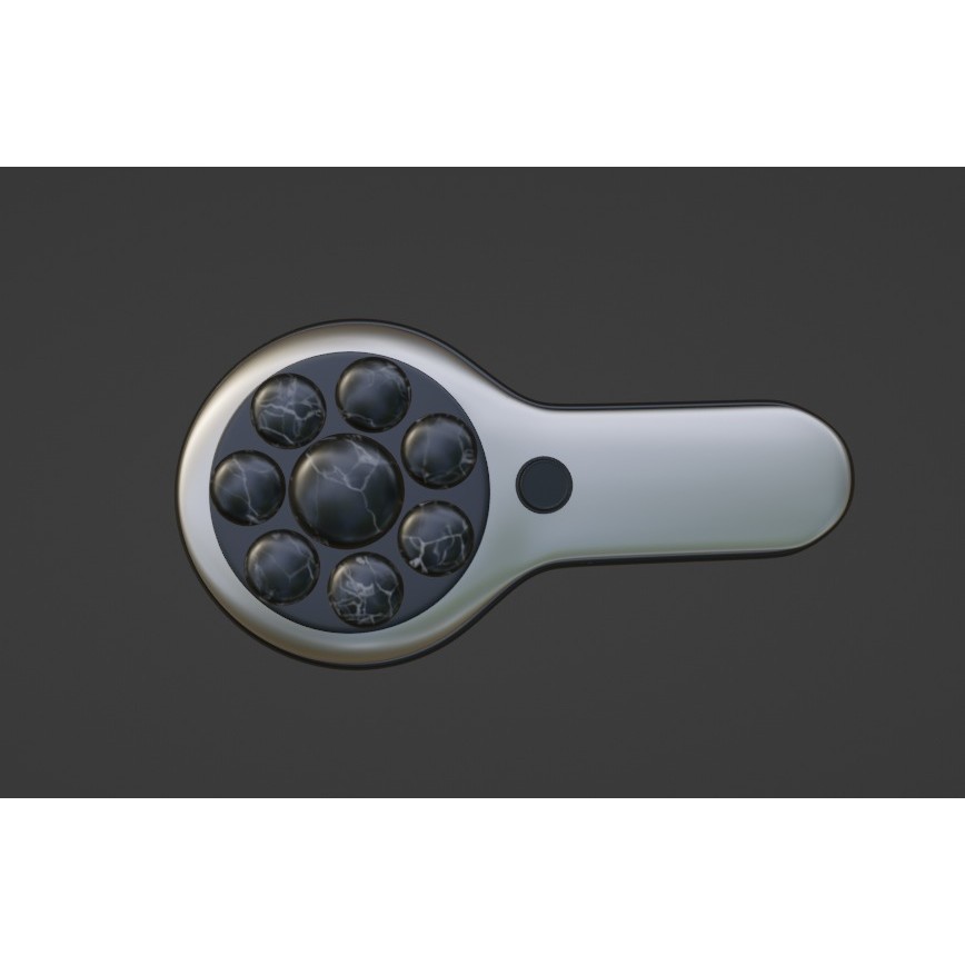 Electric Hot Stone Massager 3D Model – Low Poly PBR Asset, FBX - View 4