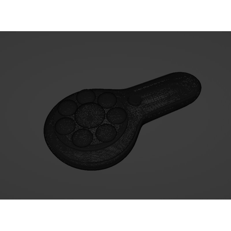 Electric Hot Stone Massager 3D Model – Low Poly PBR Asset, FBX - View 8