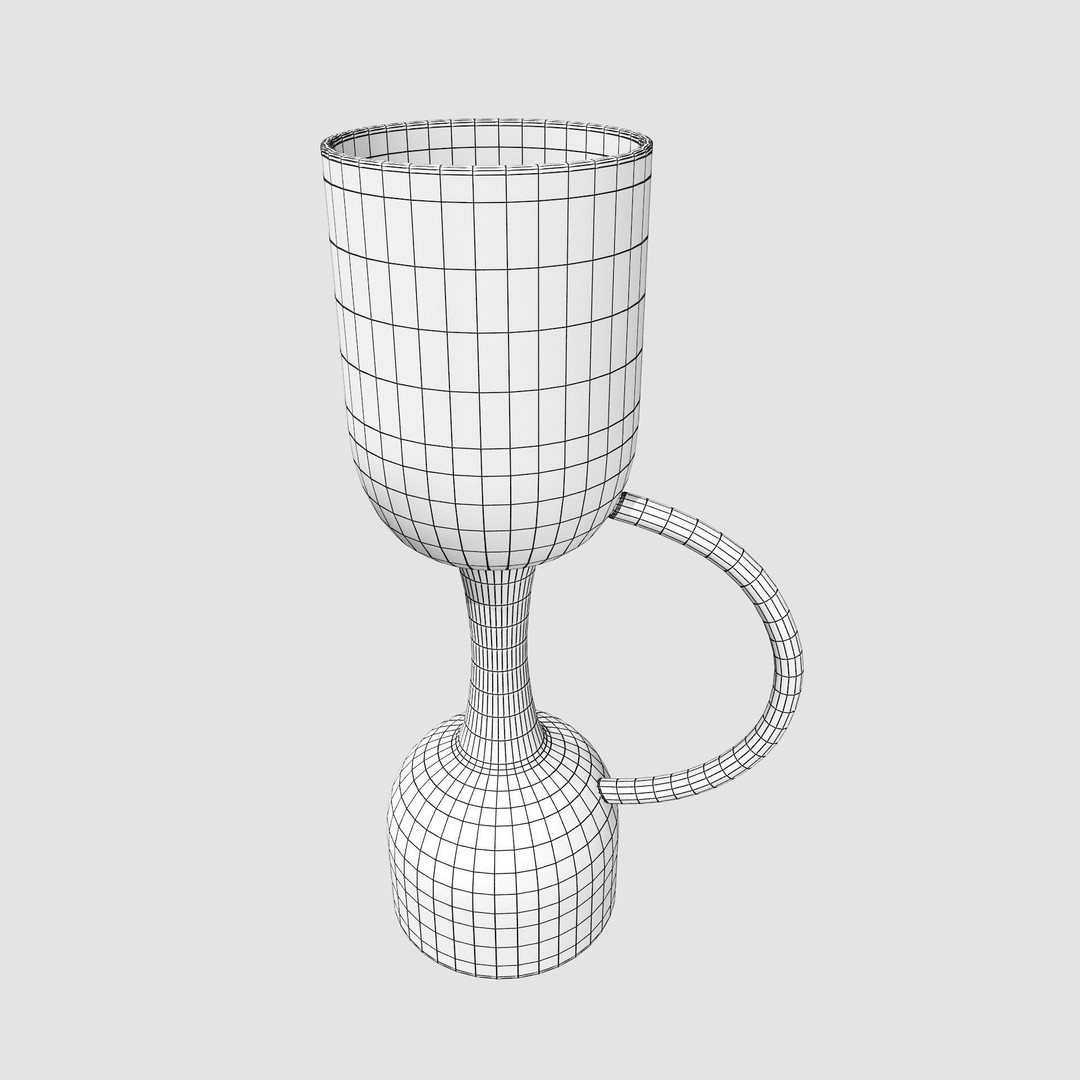 Bartender Tools Set 3D Model – Detailed Kitchenware Collection, FBX, OBJ - View 14