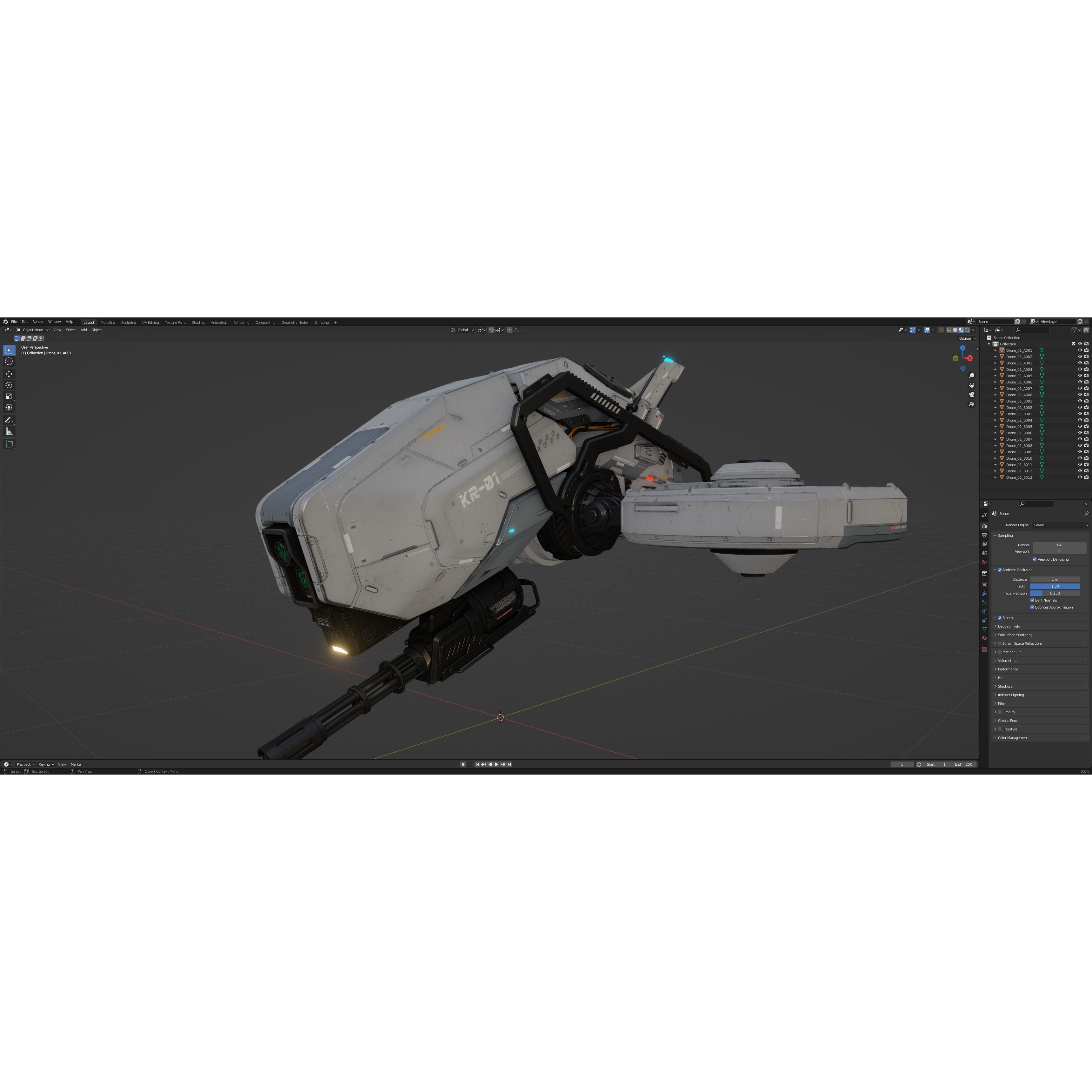 Sci-Fi Vehicle Series - Game-Ready PBR 3D Model - View 11