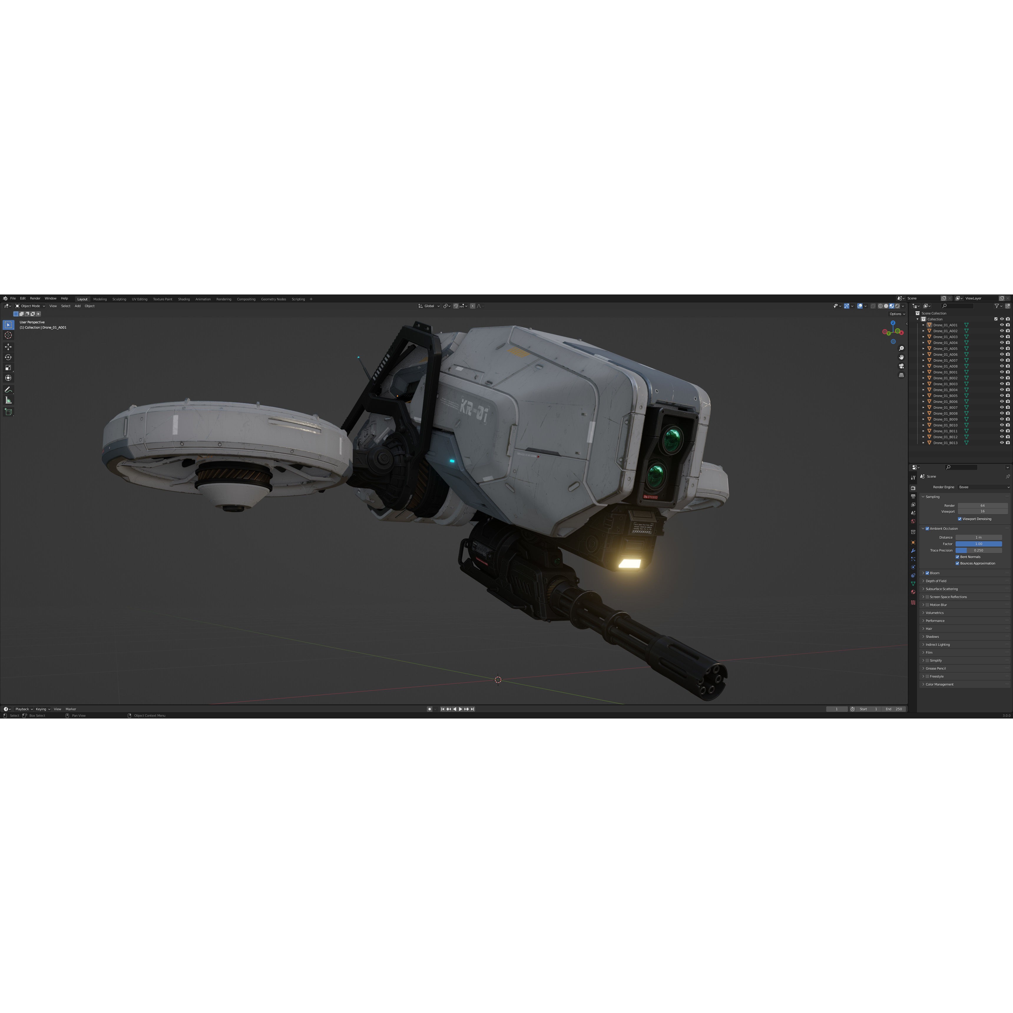 Sci-Fi Vehicle Series - Game-Ready PBR 3D Model - View 12