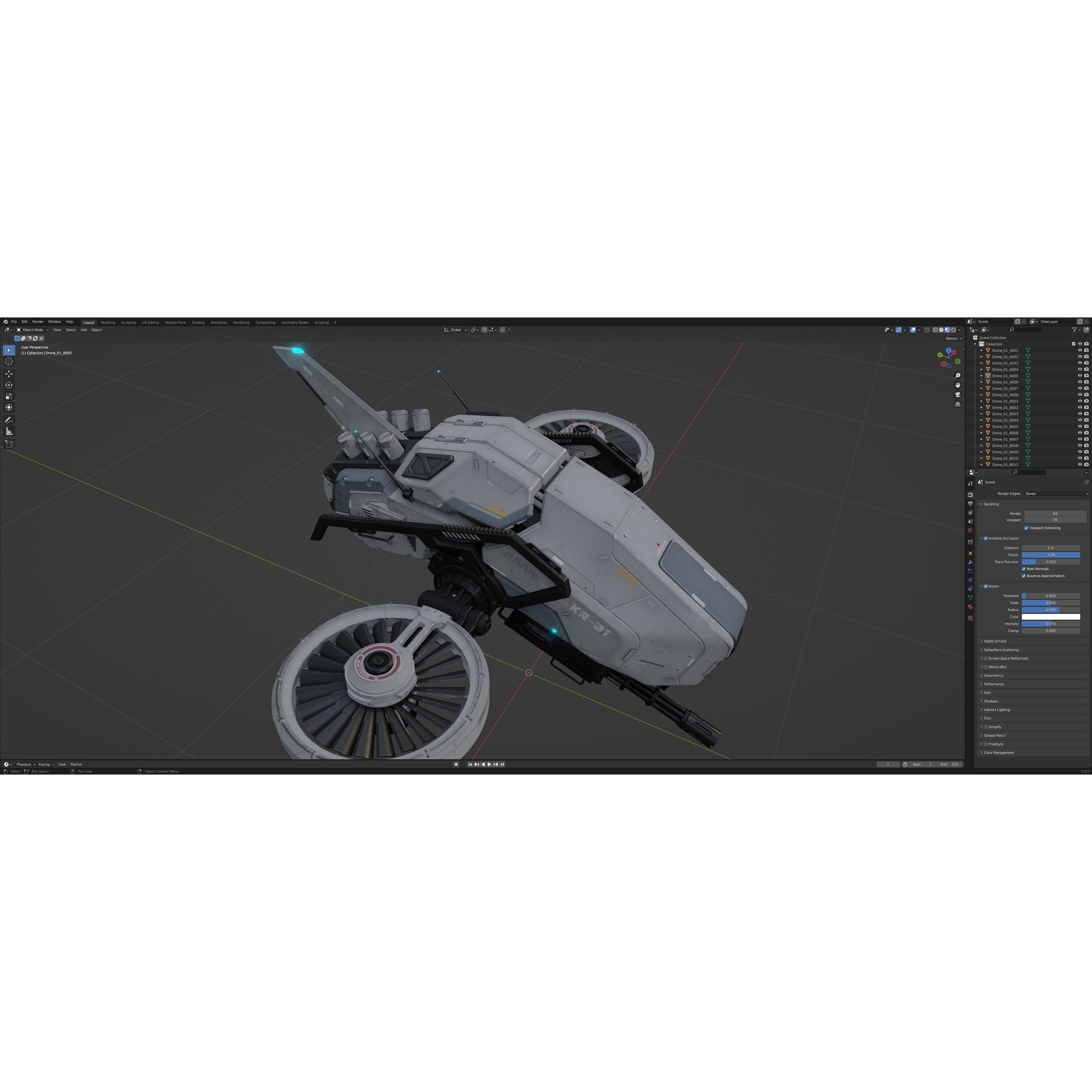 Sci-Fi Vehicle Series - Game-Ready PBR 3D Model - View 13