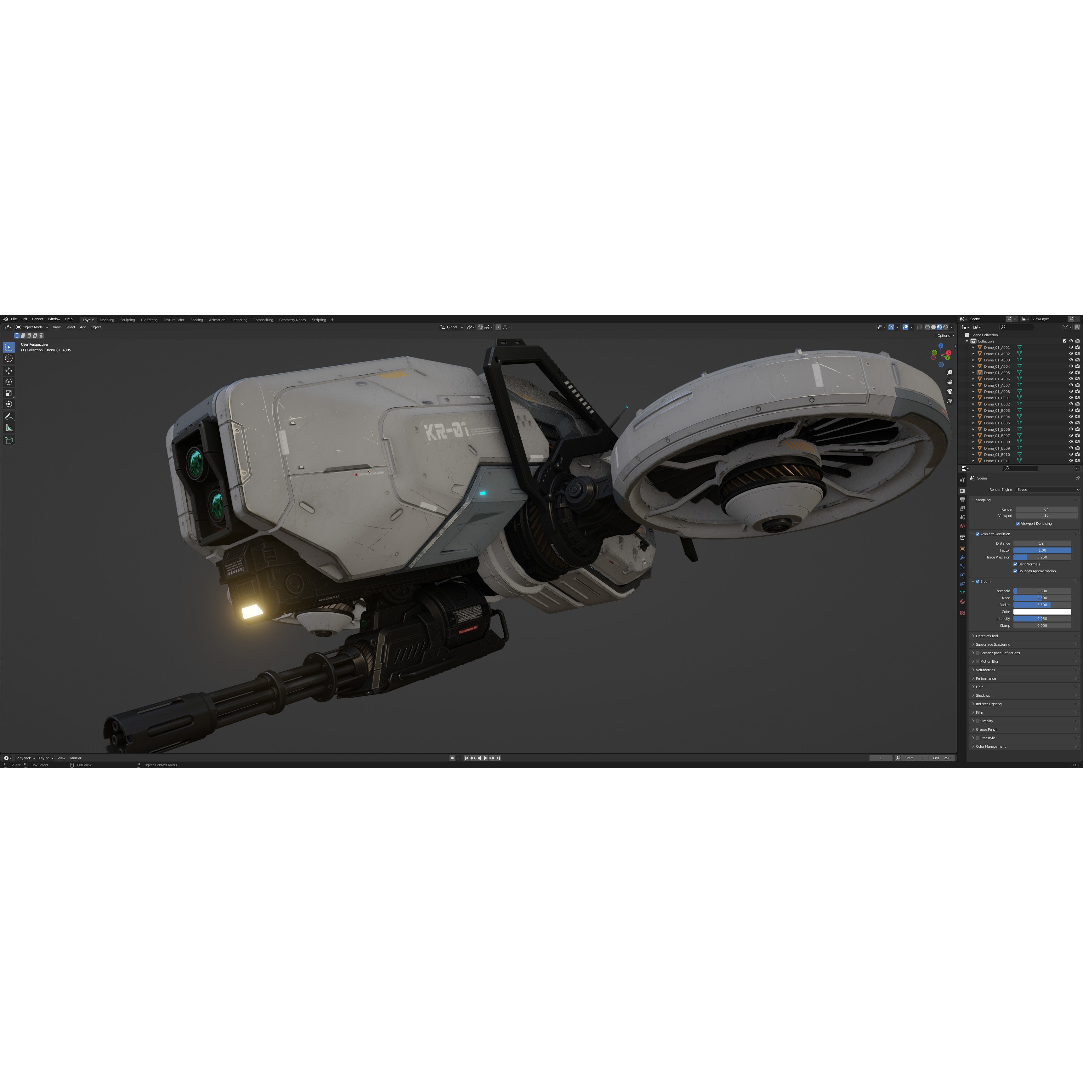 Sci-Fi Vehicle Series - Game-Ready PBR 3D Model - View 14