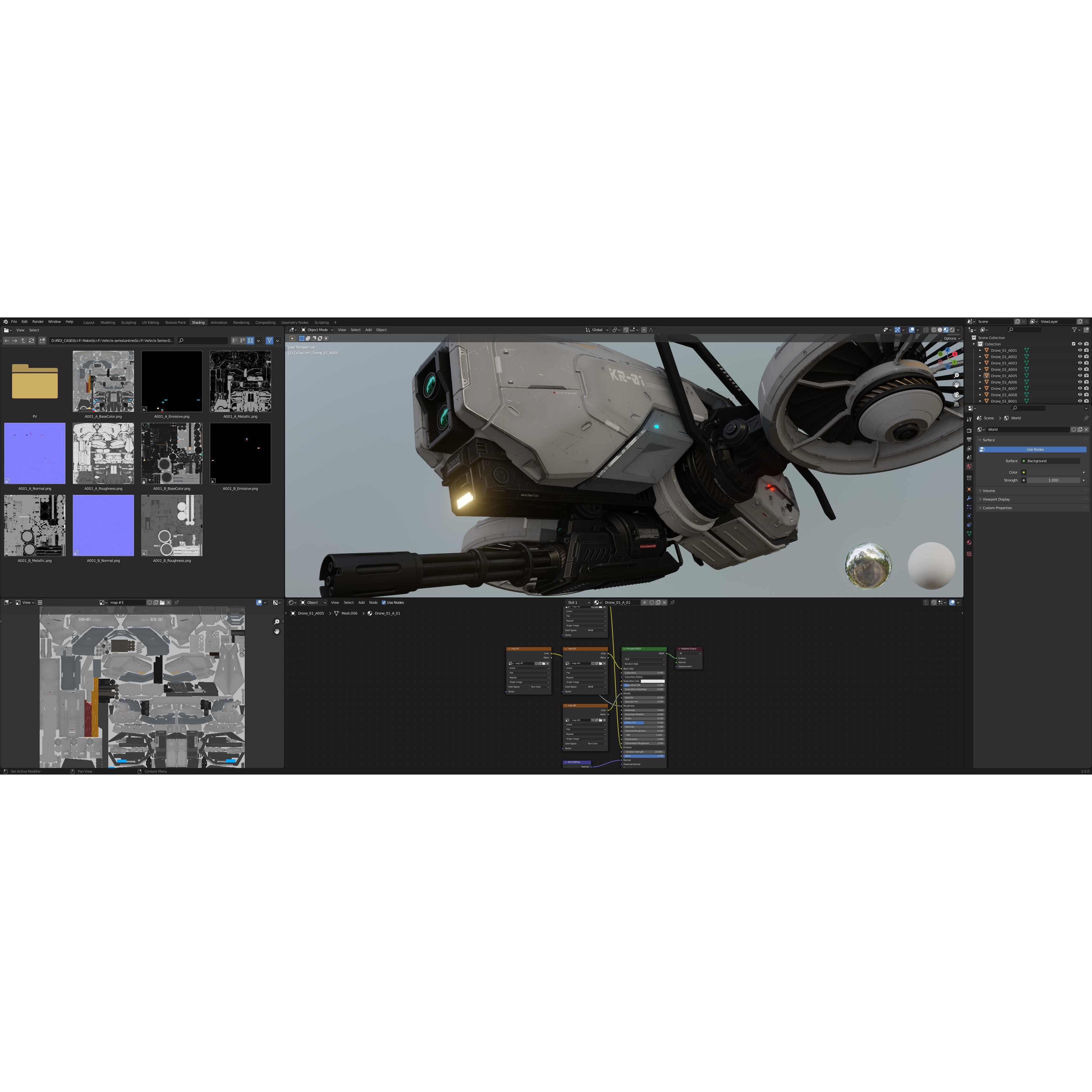Sci-Fi Vehicle Series - Game-Ready PBR 3D Model - View 17
