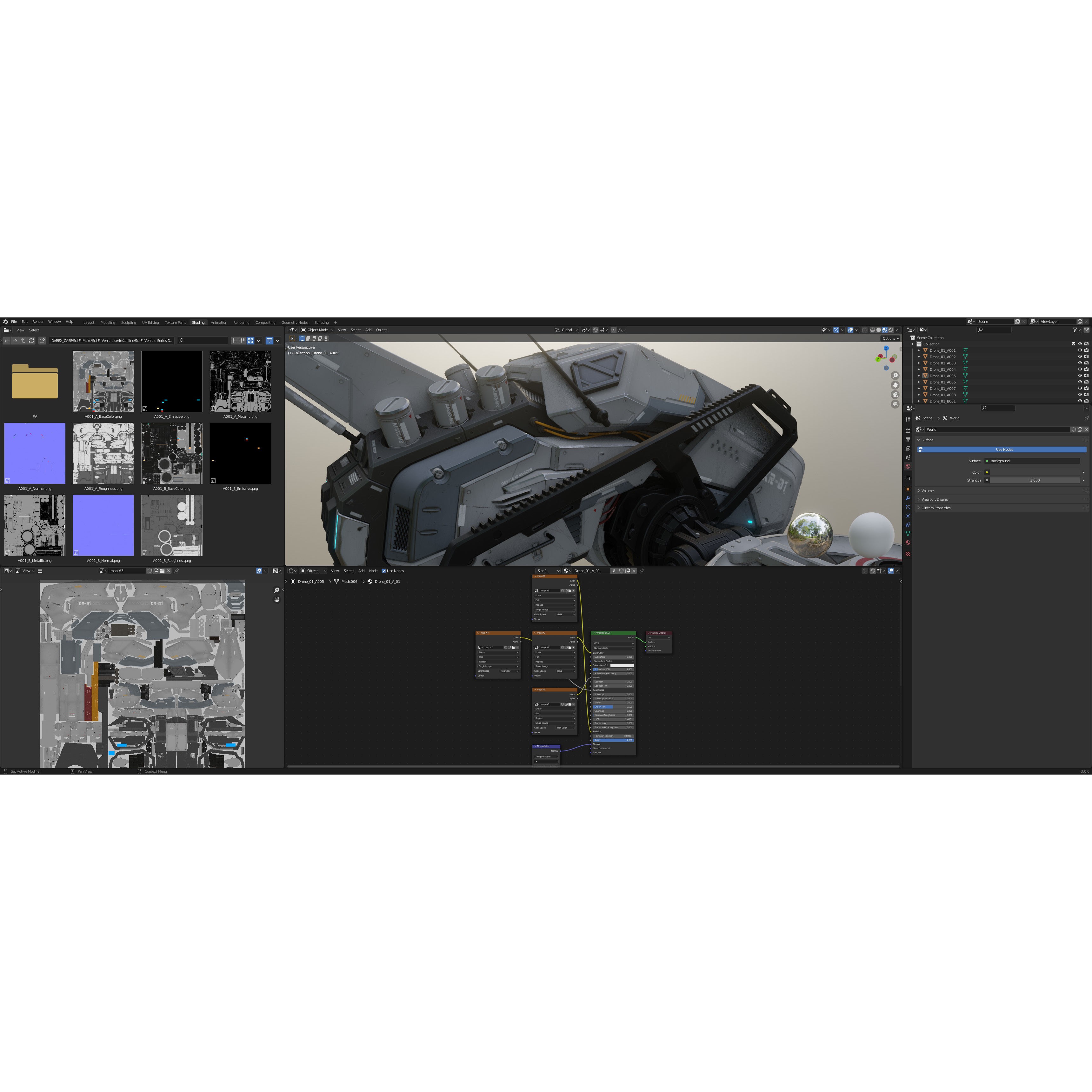 Sci-Fi Vehicle Series - Game-Ready PBR 3D Model - View 18