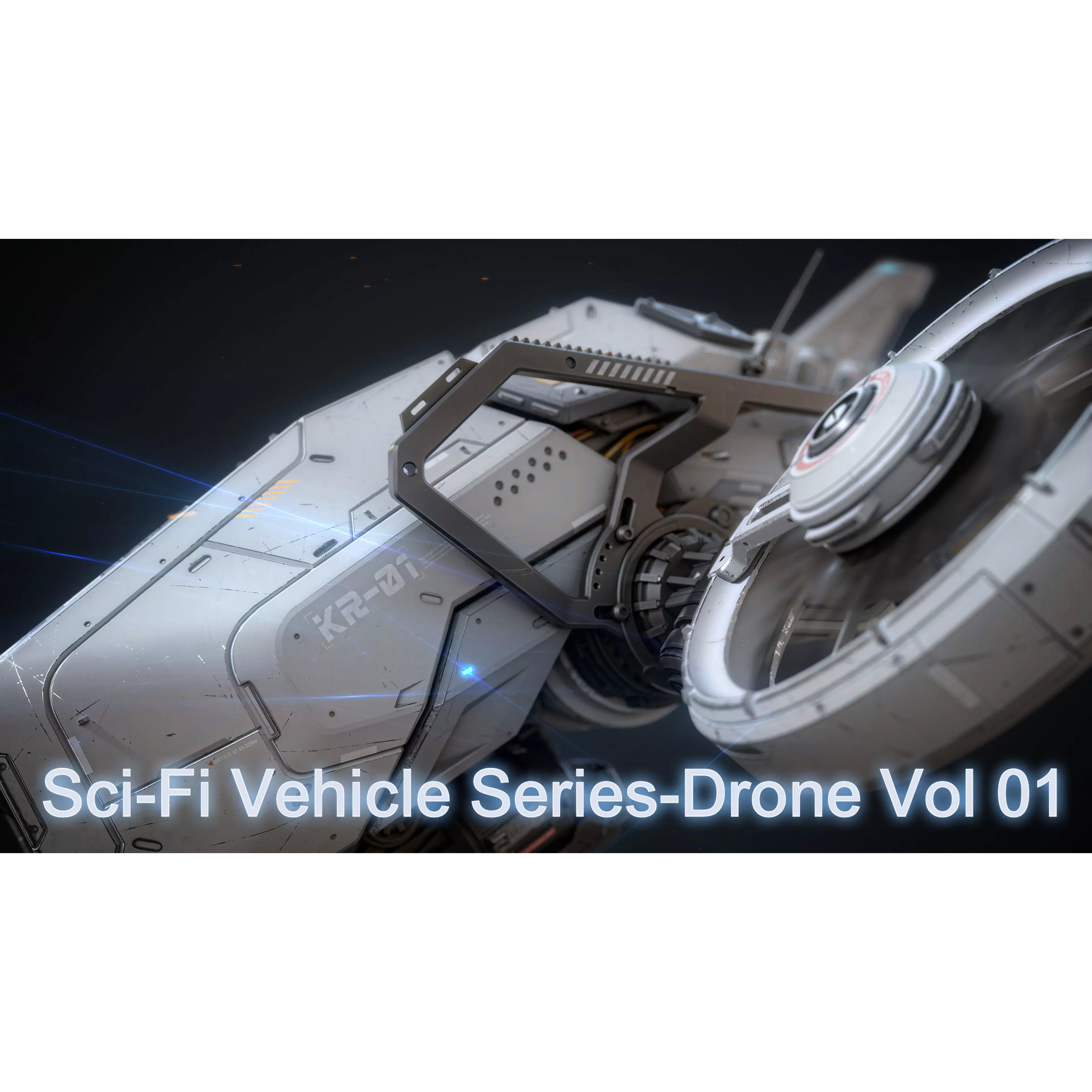 Sci-Fi Vehicle Series - Game-Ready PBR 3D Model - View 2