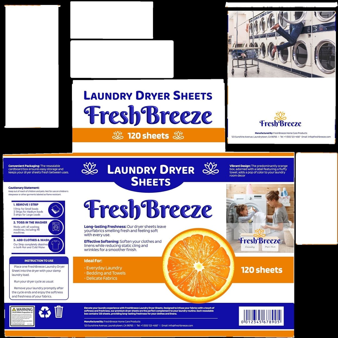 Laundry Dryer Sheets Box 3D Model – Low Poly PBR Asset, FBX