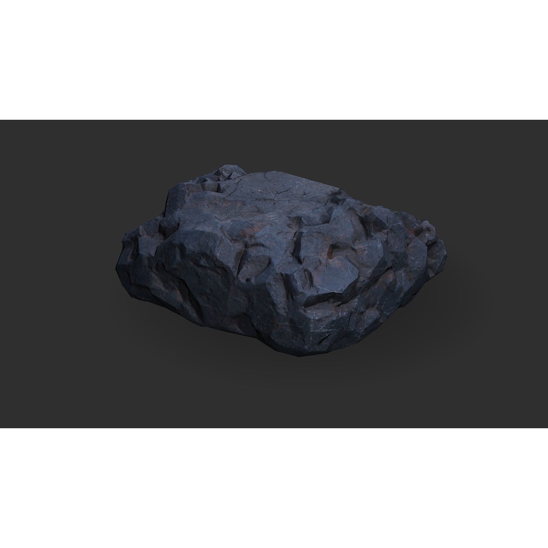 Stone Stairs 3D Model – Low Poly PBR Game Asset, FBX & OBJ - View 12