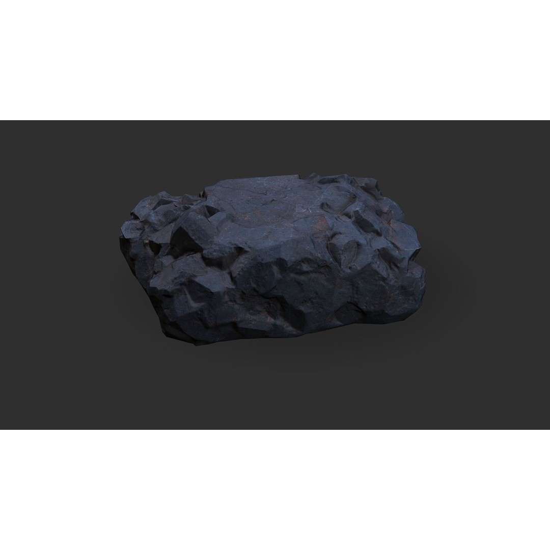 Stone Stairs 3D Model – Low Poly PBR Game Asset, FBX & OBJ - View 13