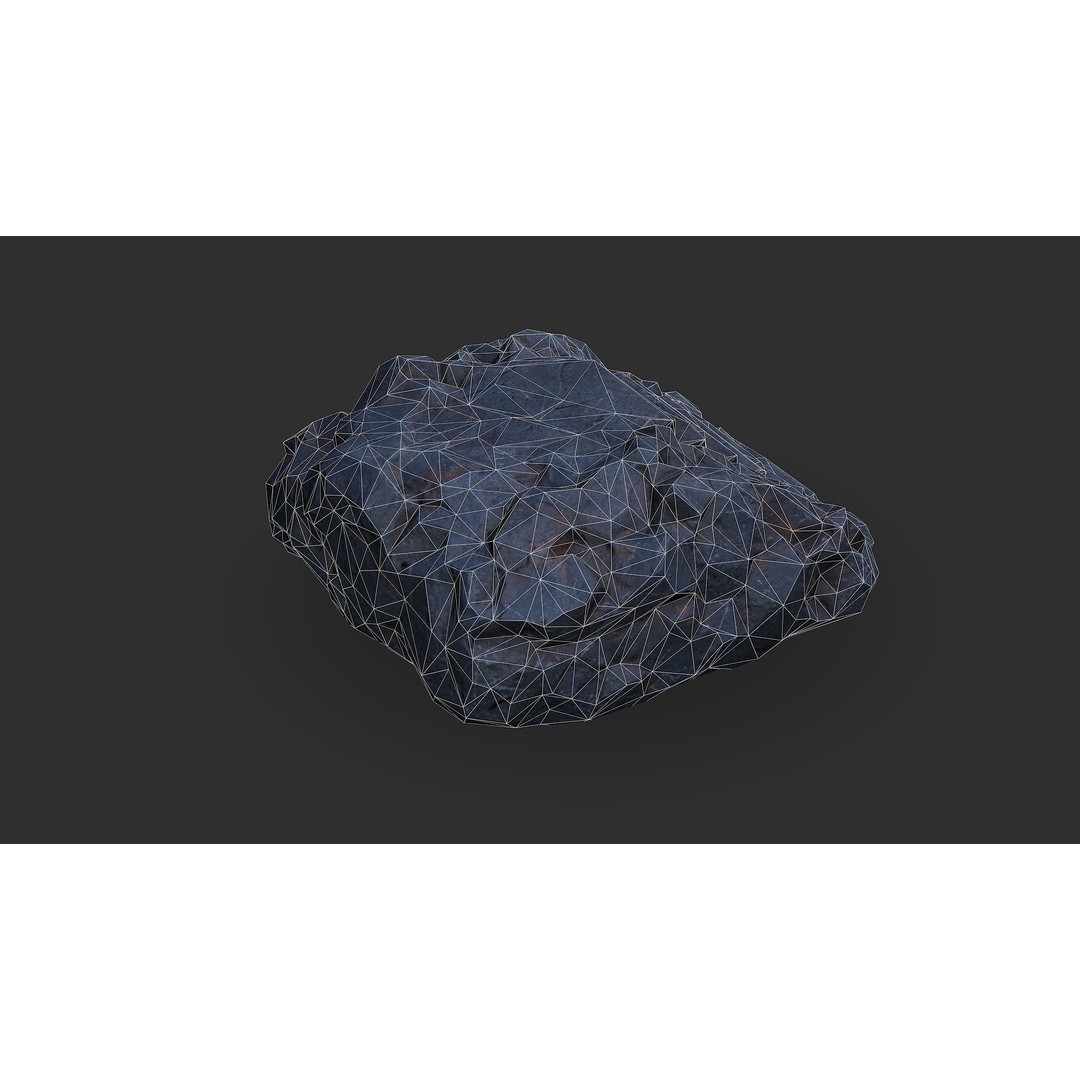 Stone Stairs 3D Model – Low Poly PBR Game Asset, FBX & OBJ - View 19