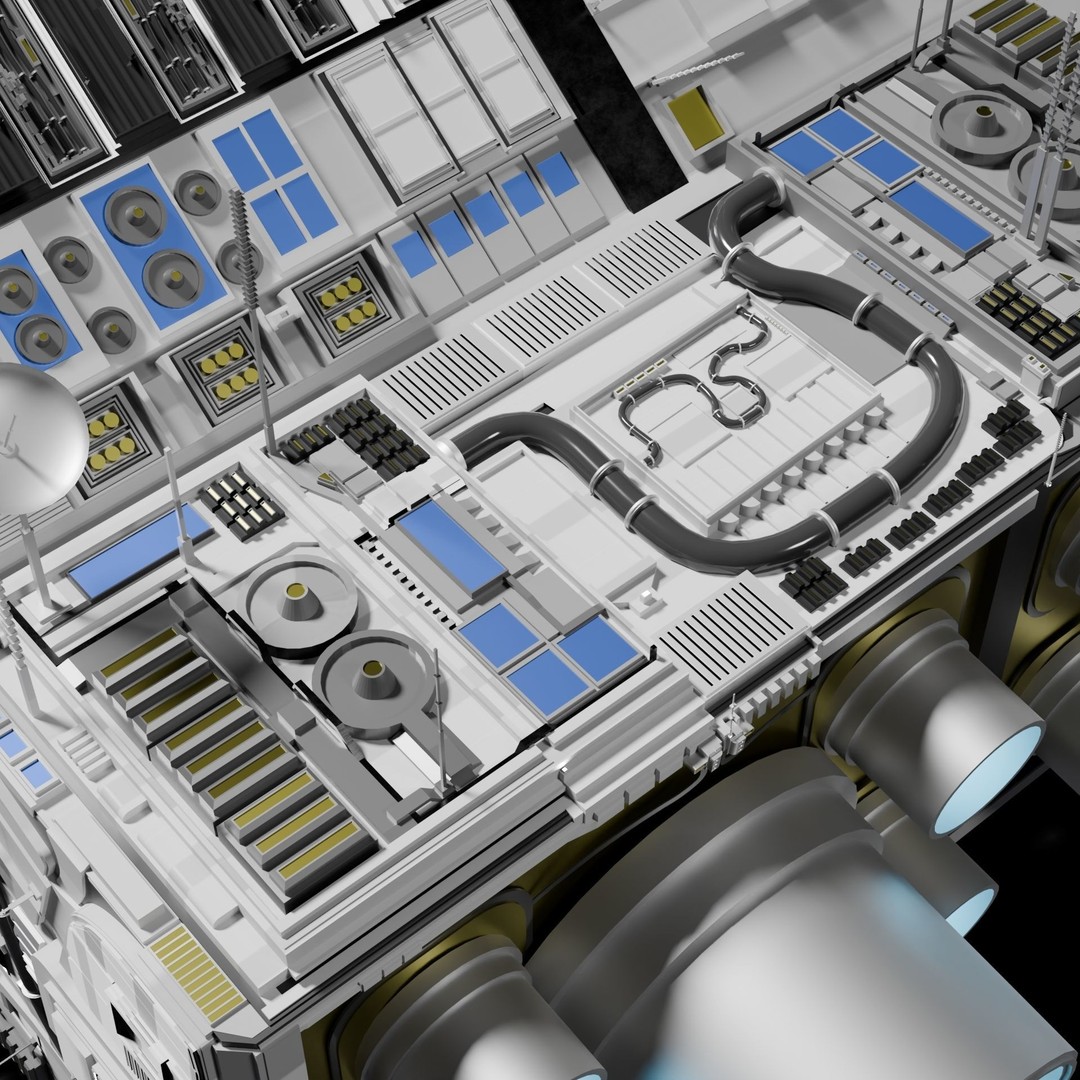Spaceship 3D Model – High Poly PBR Asset for Games and Animation - View 20