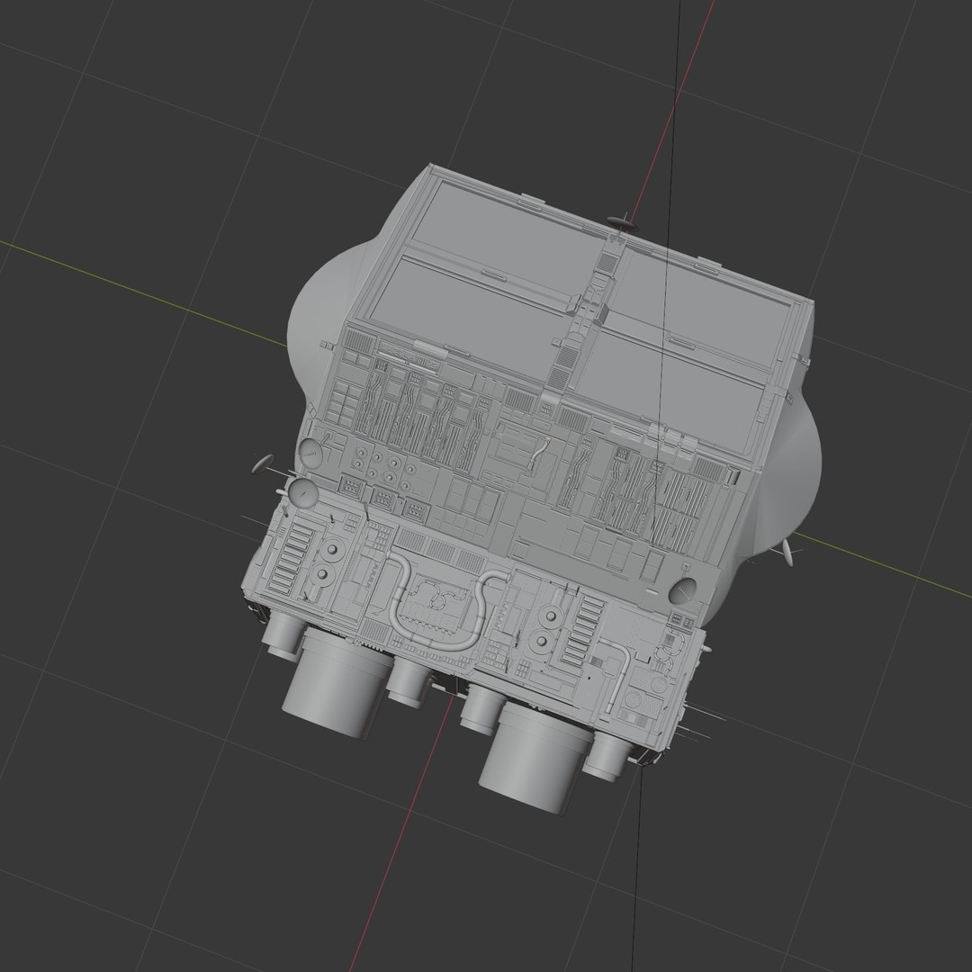 Spaceship 3D Model – High Poly PBR Asset for Games and Animation - View 33