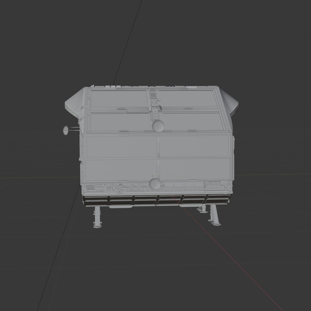 Spaceship 3D Model – High Poly PBR Asset for Games and Animation - View 35