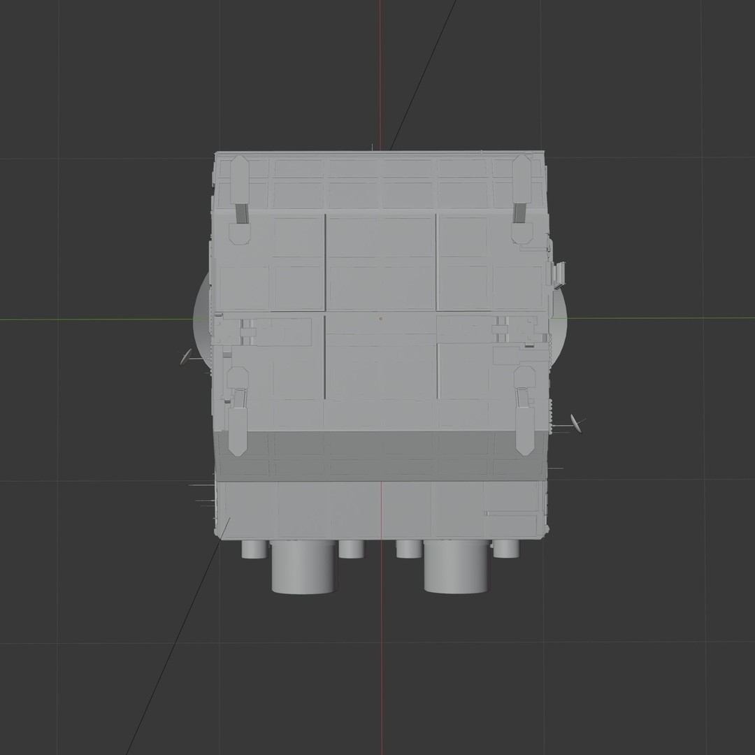 Spaceship 3D Model – High Poly PBR Asset for Games and Animation - View 36