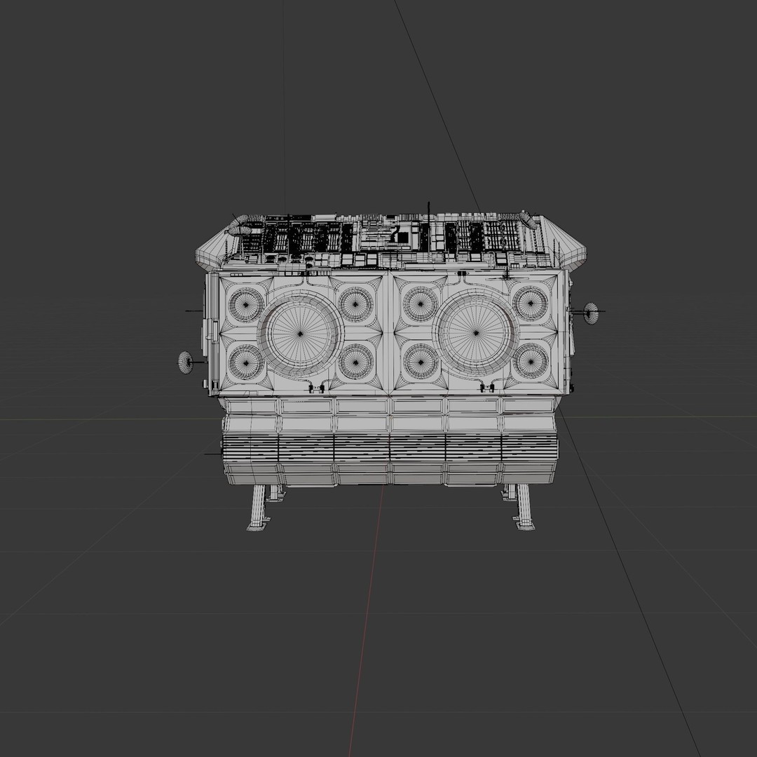 Spaceship 3D Model – High Poly PBR Asset for Games and Animation - View 53