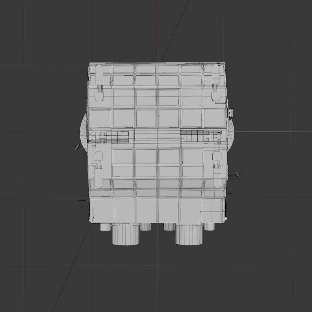 Spaceship 3D Model – High Poly PBR Asset for Games and Animation - View 55