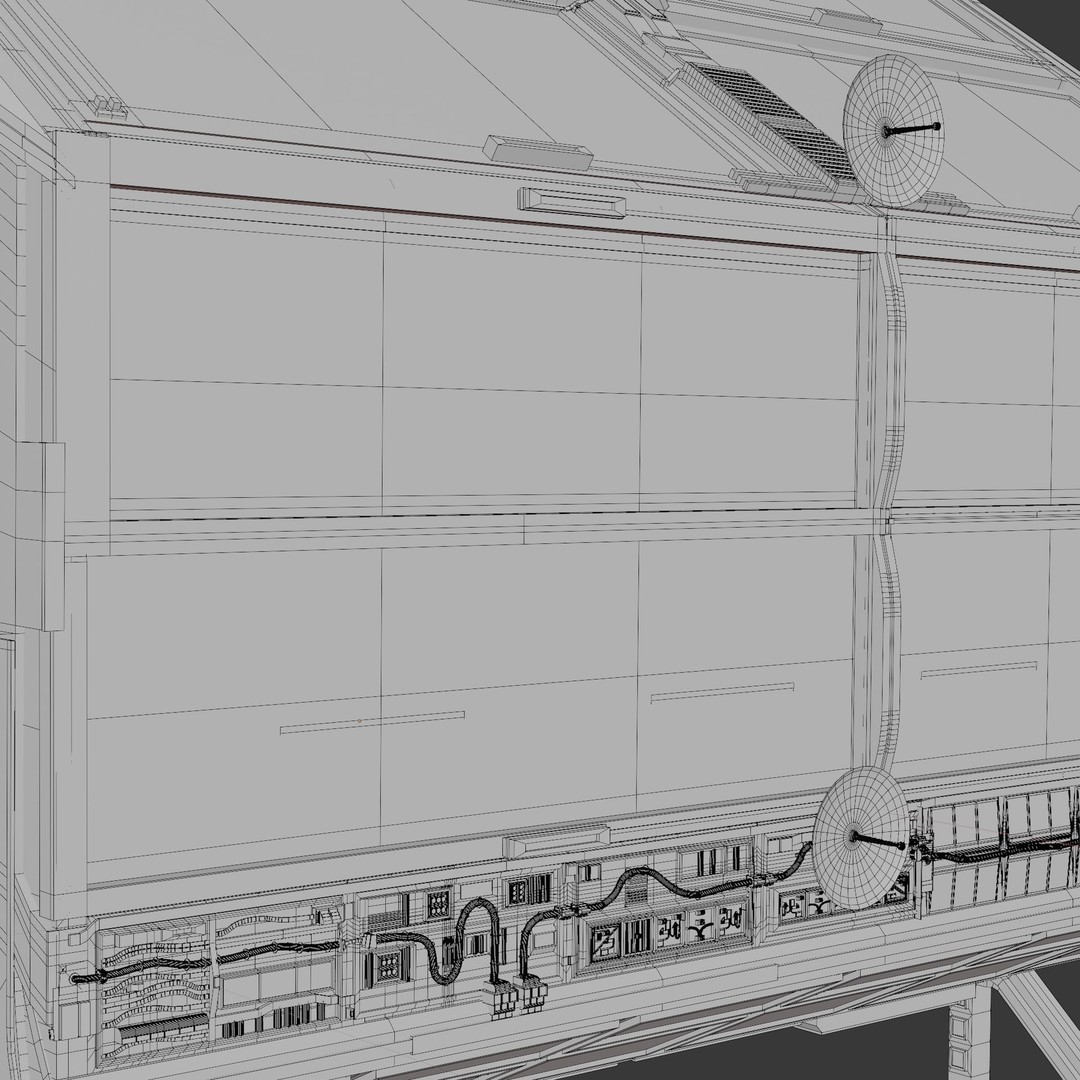 Spaceship 3D Model – High Poly PBR Asset for Games and Animation - View 57
