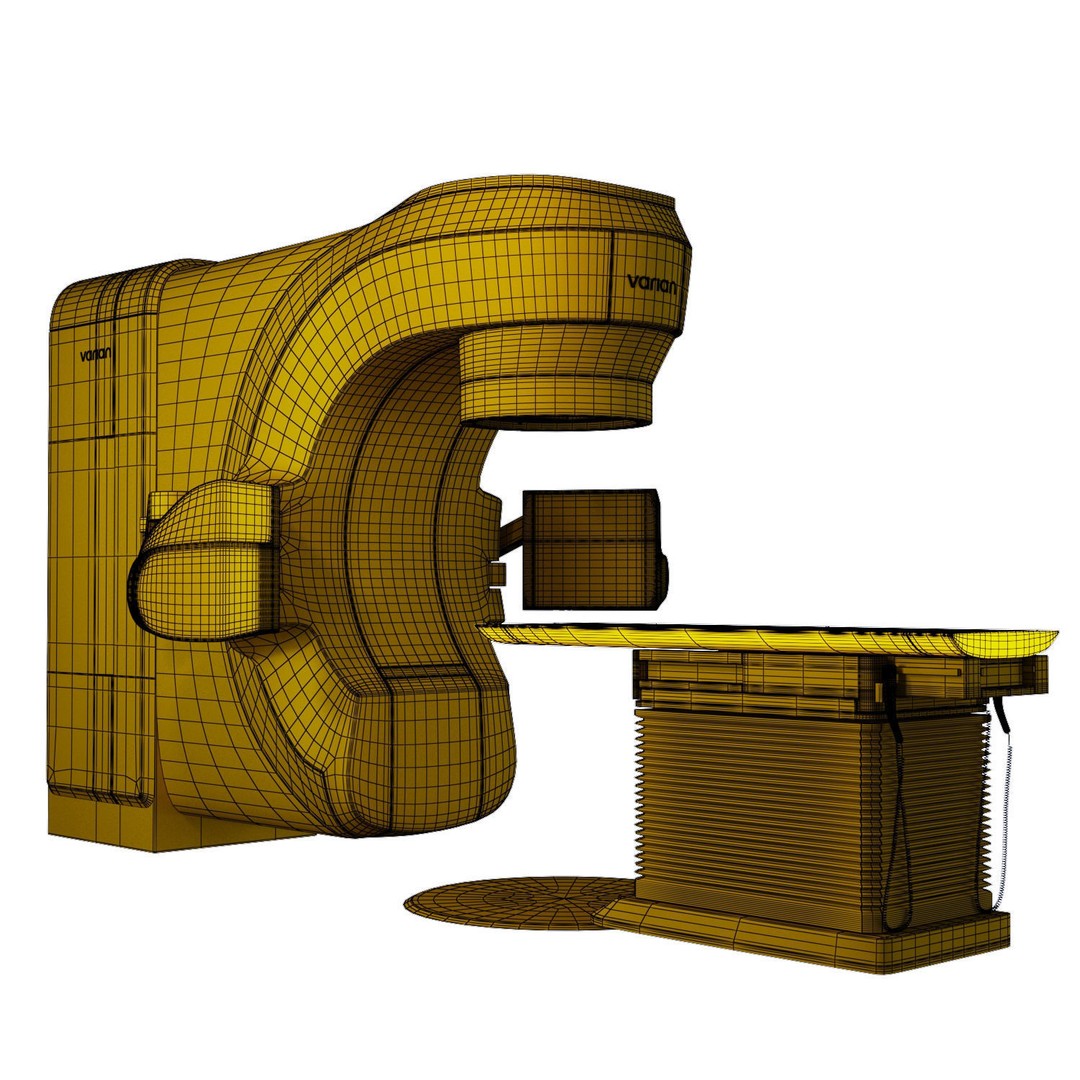 Varian Truebeam Radiotherapy Unit 3D Model – Realistic Medical Equipment, FBX