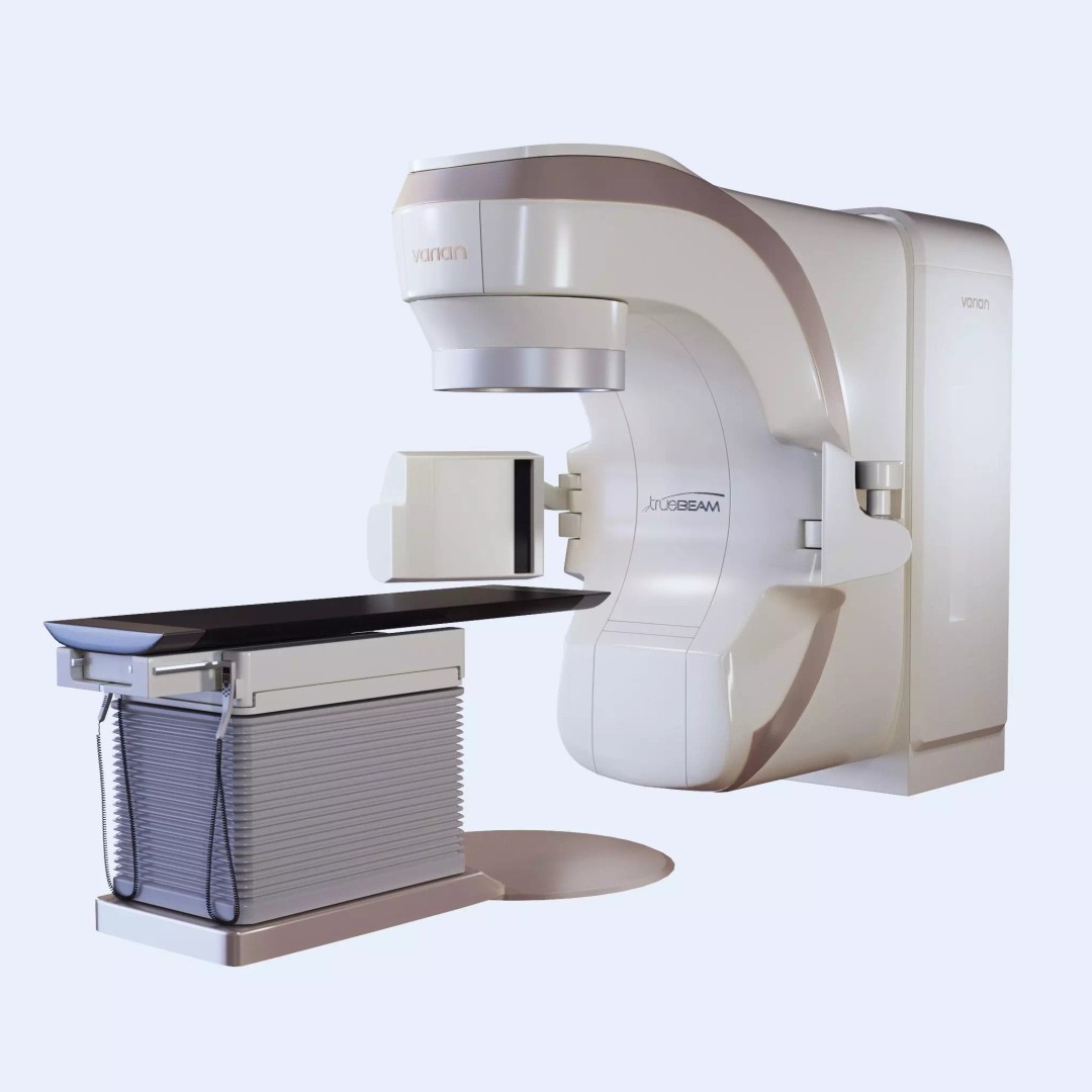 Varian Truebeam Radiotherapy Unit 3D Model – Realistic Medical Equipment, FBX - View 2