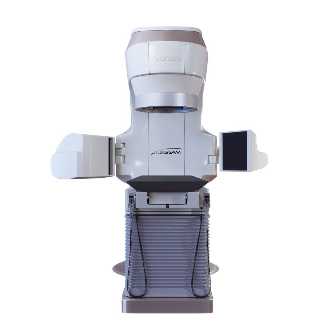 Varian Truebeam Radiotherapy Unit 3D Model – Realistic Medical Equipment, FBX - View 5