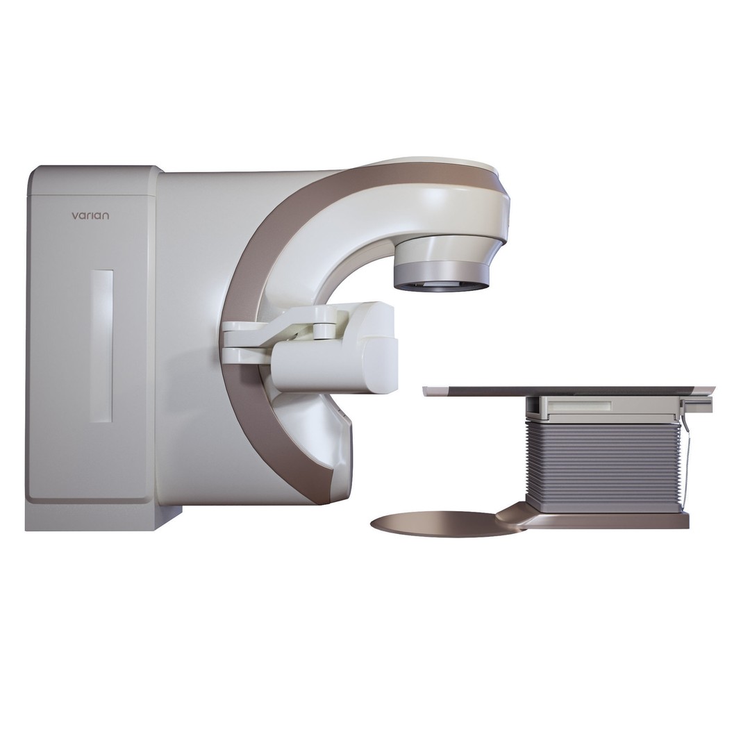 Varian Truebeam Radiotherapy Unit 3D Model – Realistic Medical Equipment, FBX - View 7