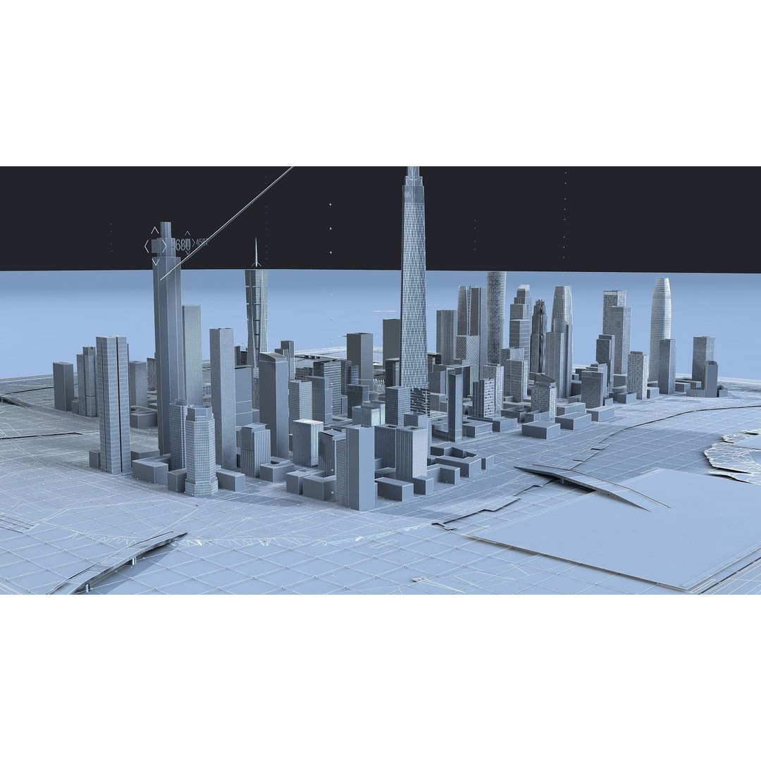Sci-fi Holographic Table 3D Model – Futuristic Control Console, FBX