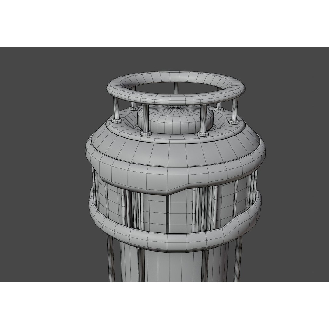 Sci-Fi Reactor 3D Model – Low Poly PBR Asset, Blender, FBX, OBJ