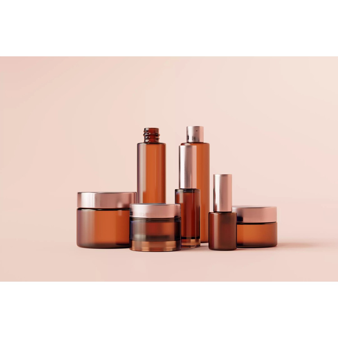 Cosmetic Bottles 3D Model – High Poly Realistic Packaging, FBX & OBJ - View 2