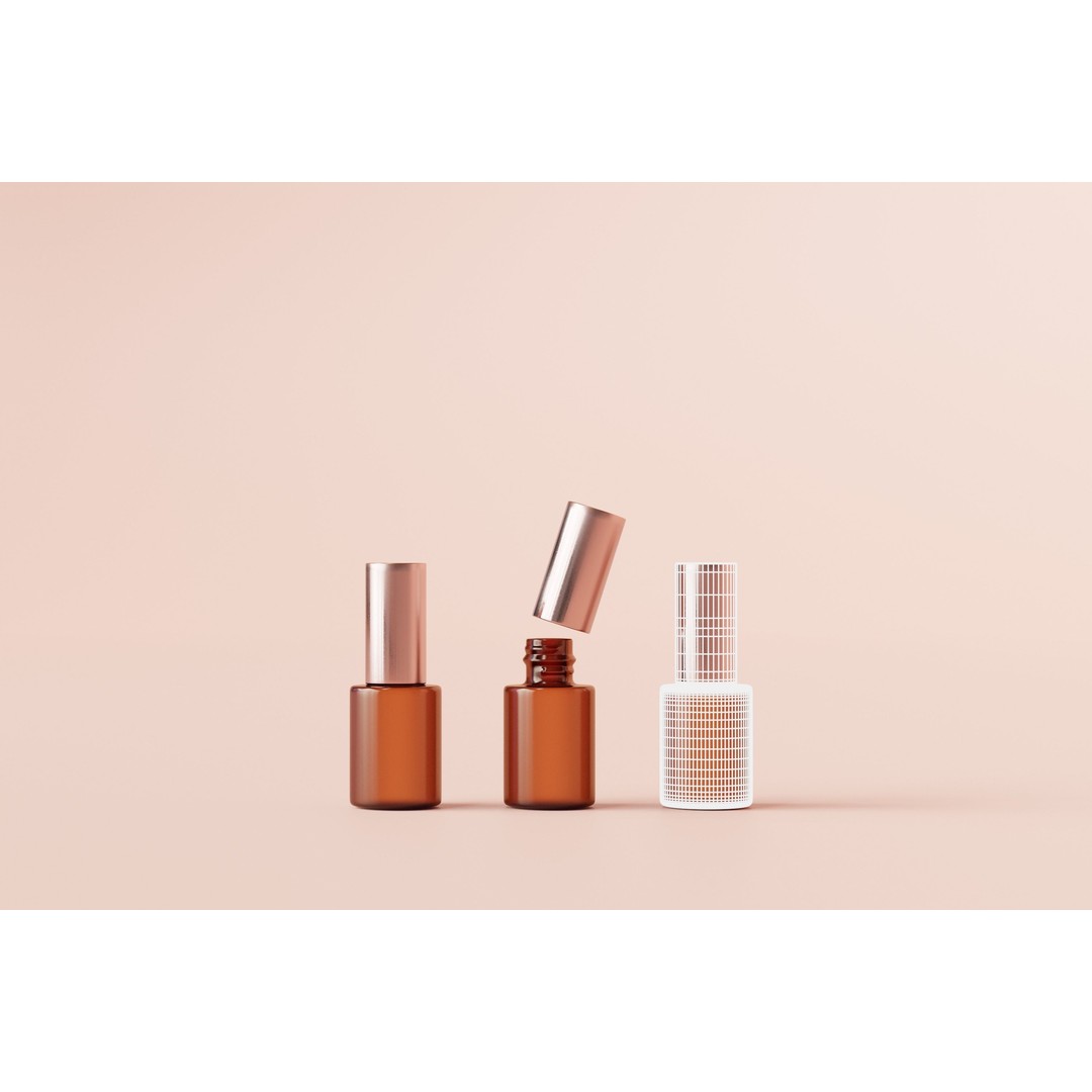 Cosmetic Bottles 3D Model – High Poly Realistic Packaging, FBX & OBJ - View 8