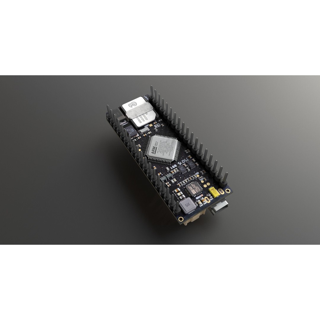 Circuit Board 3D Model – Low Poly Game Asset, FBX, PBR Textures - View 8