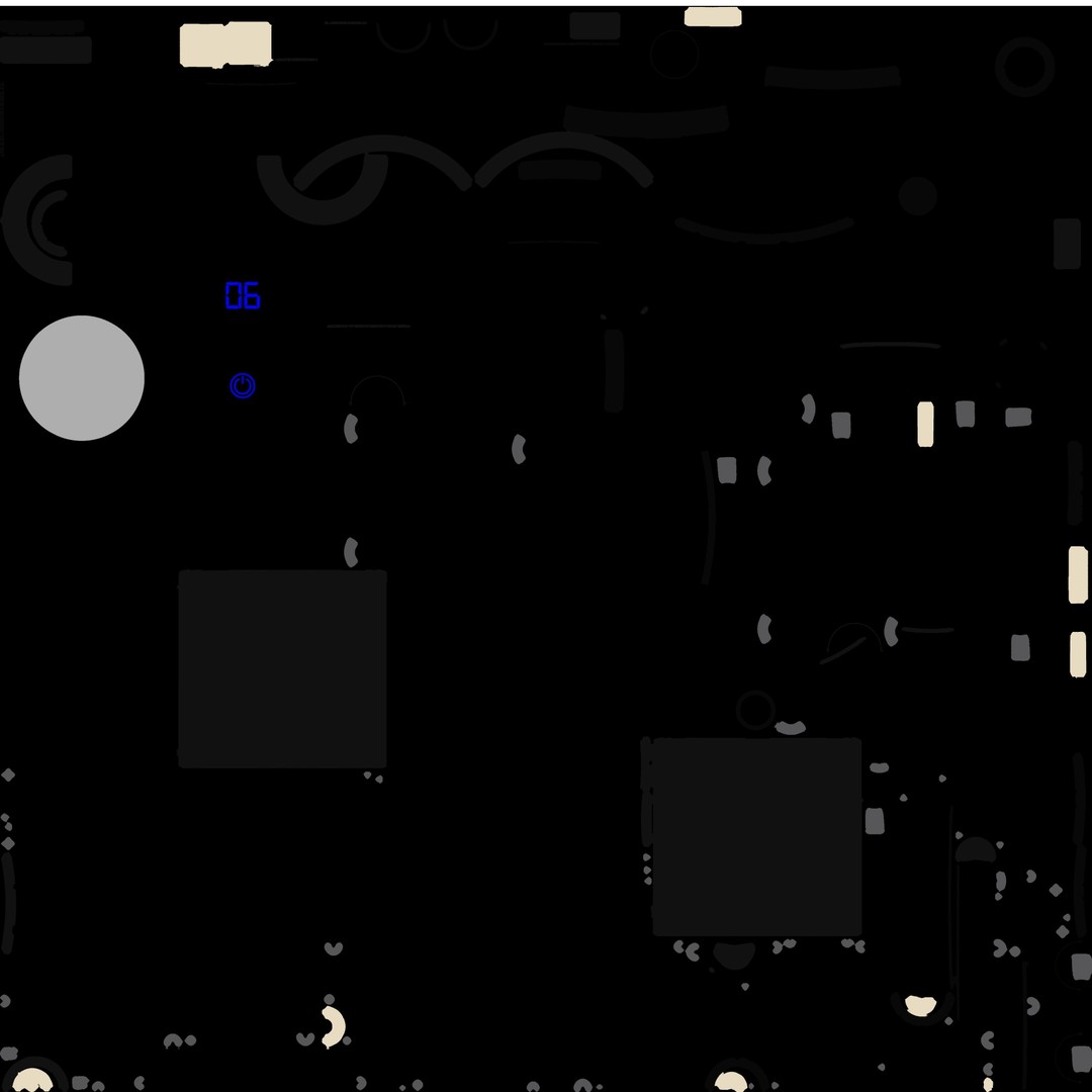 Massage Gun 3D Model – High-Quality Polygonal Mesh, FBX, Blender