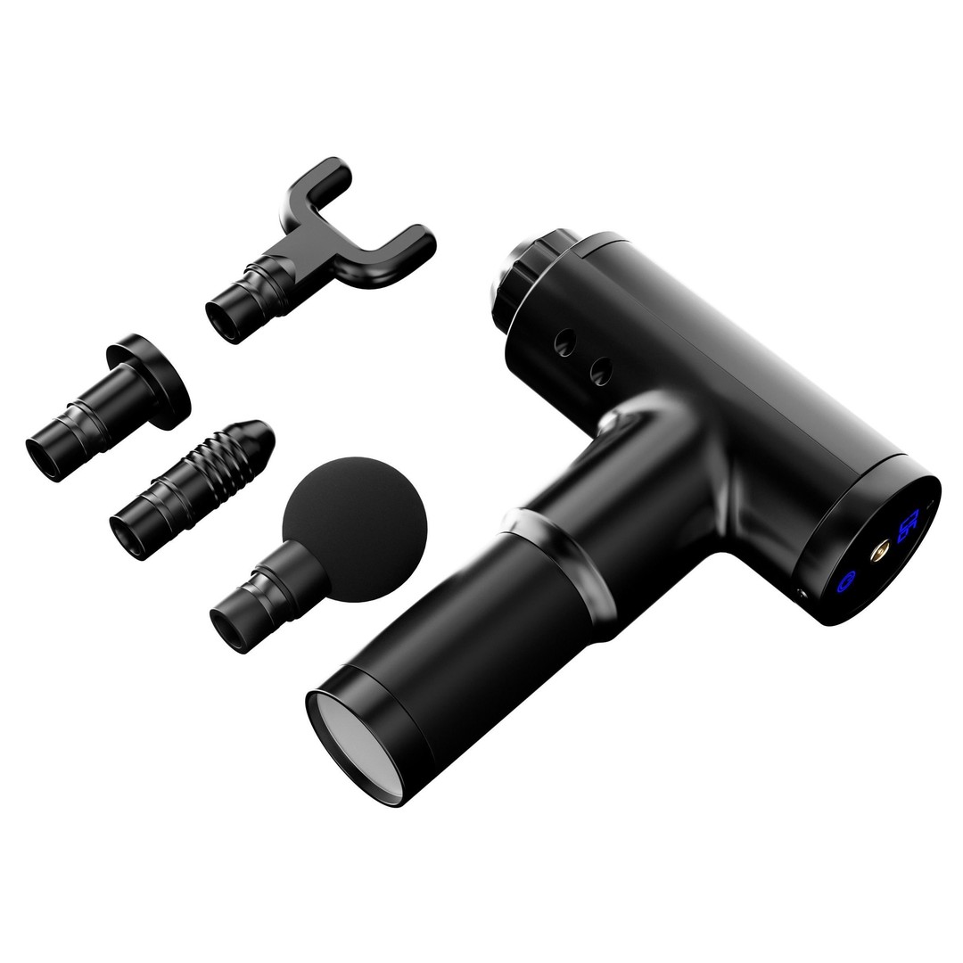 Massage Gun 3D Model – High-Quality Polygonal Mesh, FBX, Blender - View 3