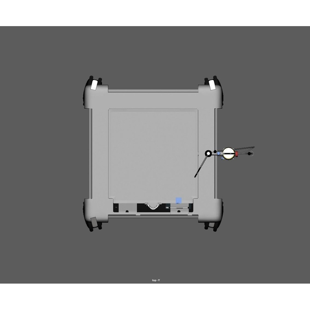 Dialysis Machine 3D Model – Low Poly Medical Device, FBX, PBR - View 19