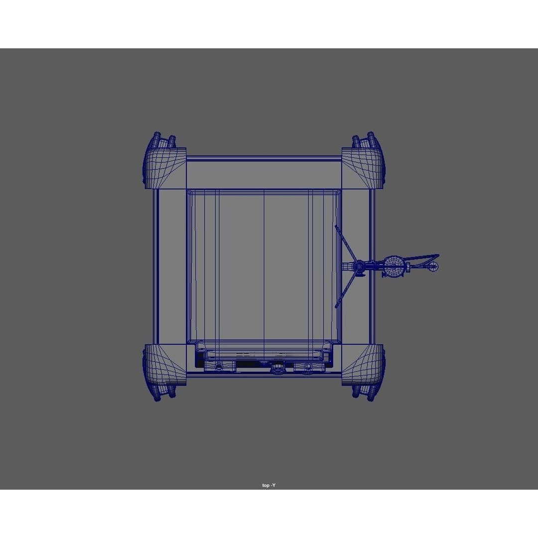 Dialysis Machine 3D Model – Low Poly Medical Device, FBX, PBR - View 20