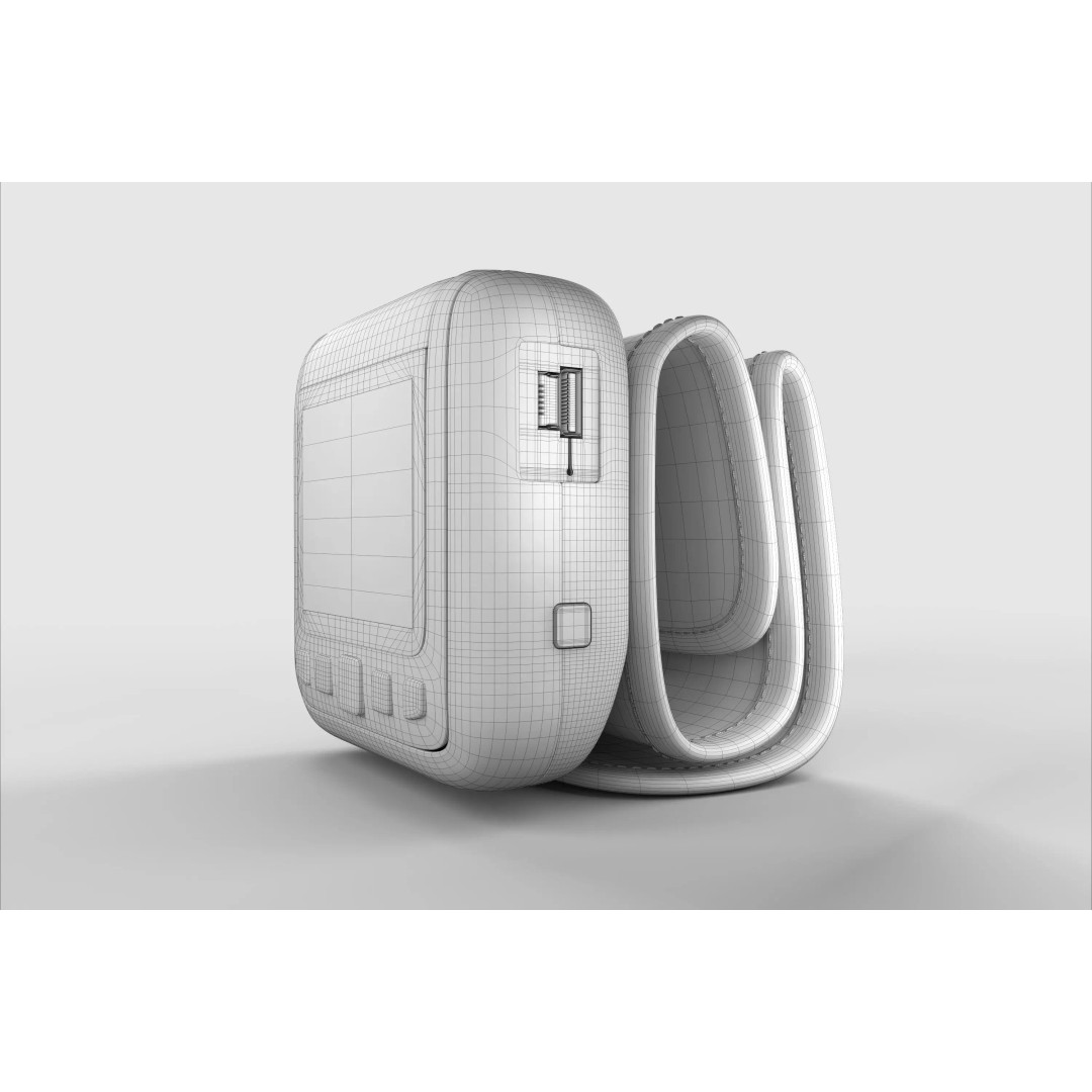 Wrist Patient Monitor 3D Model – Medical Device, PBR Textures, FBX - View 15