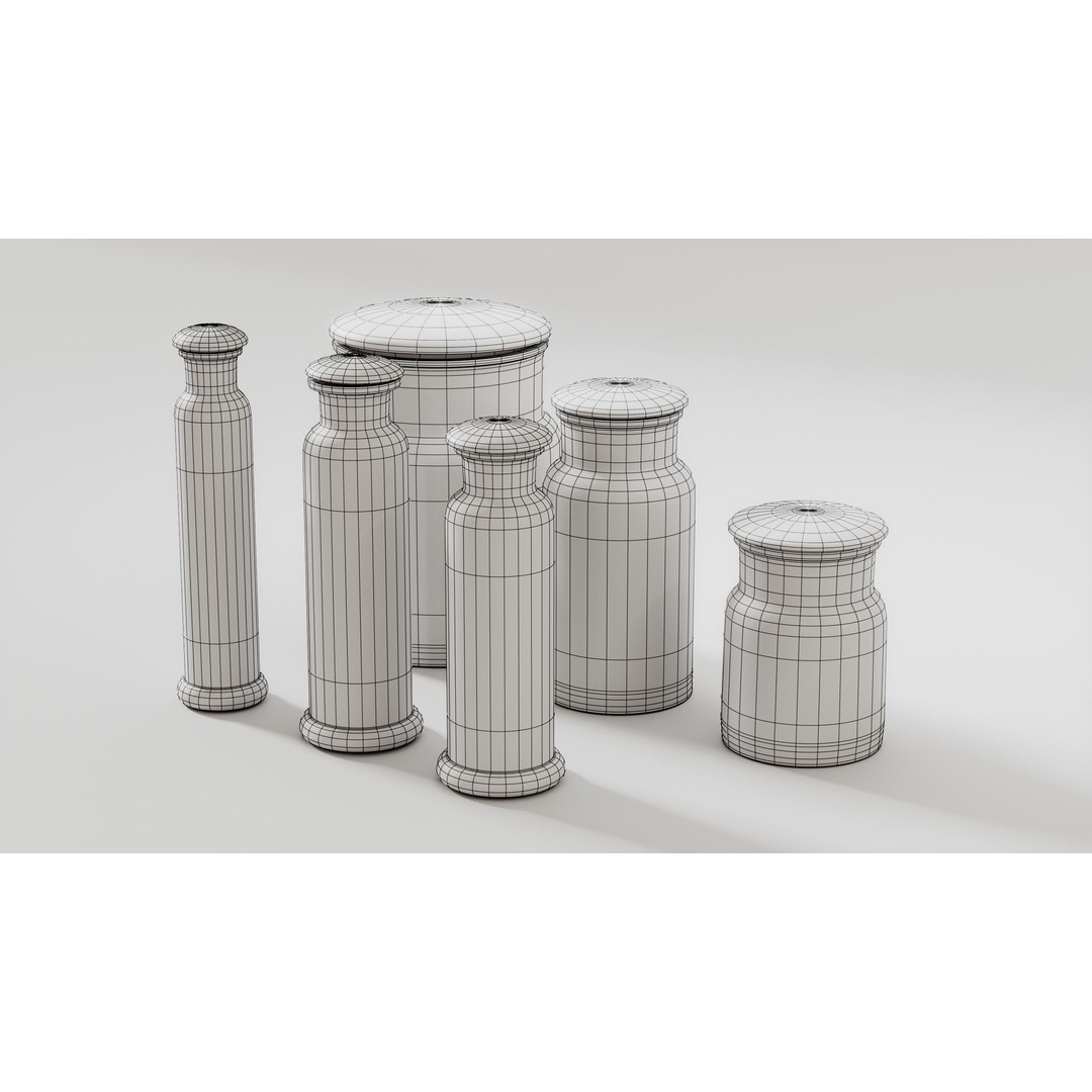 Alchemical Bottles 3D Model – Realistic Lab Set with PBR Textures - View 20