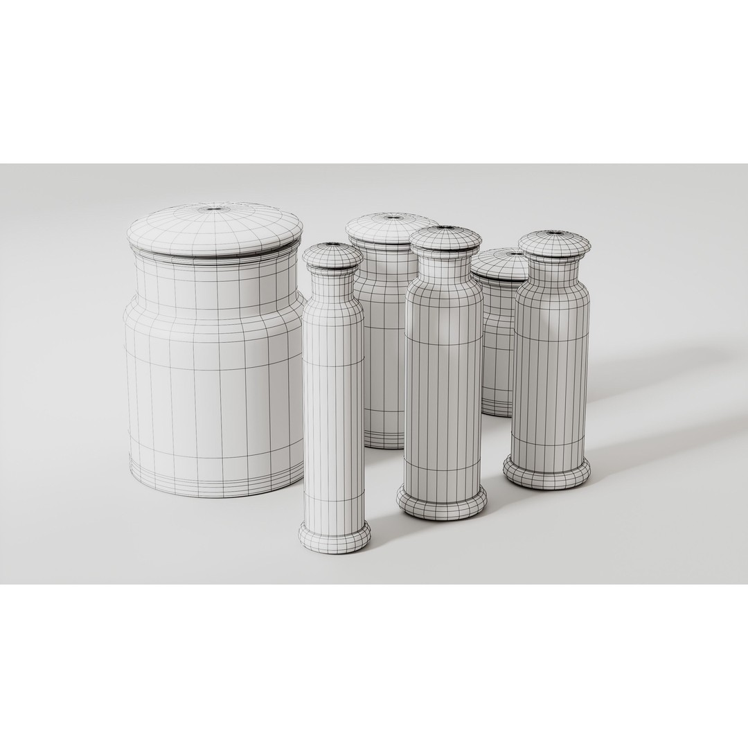 Alchemical Bottles 3D Model – Realistic Lab Set with PBR Textures - View 22