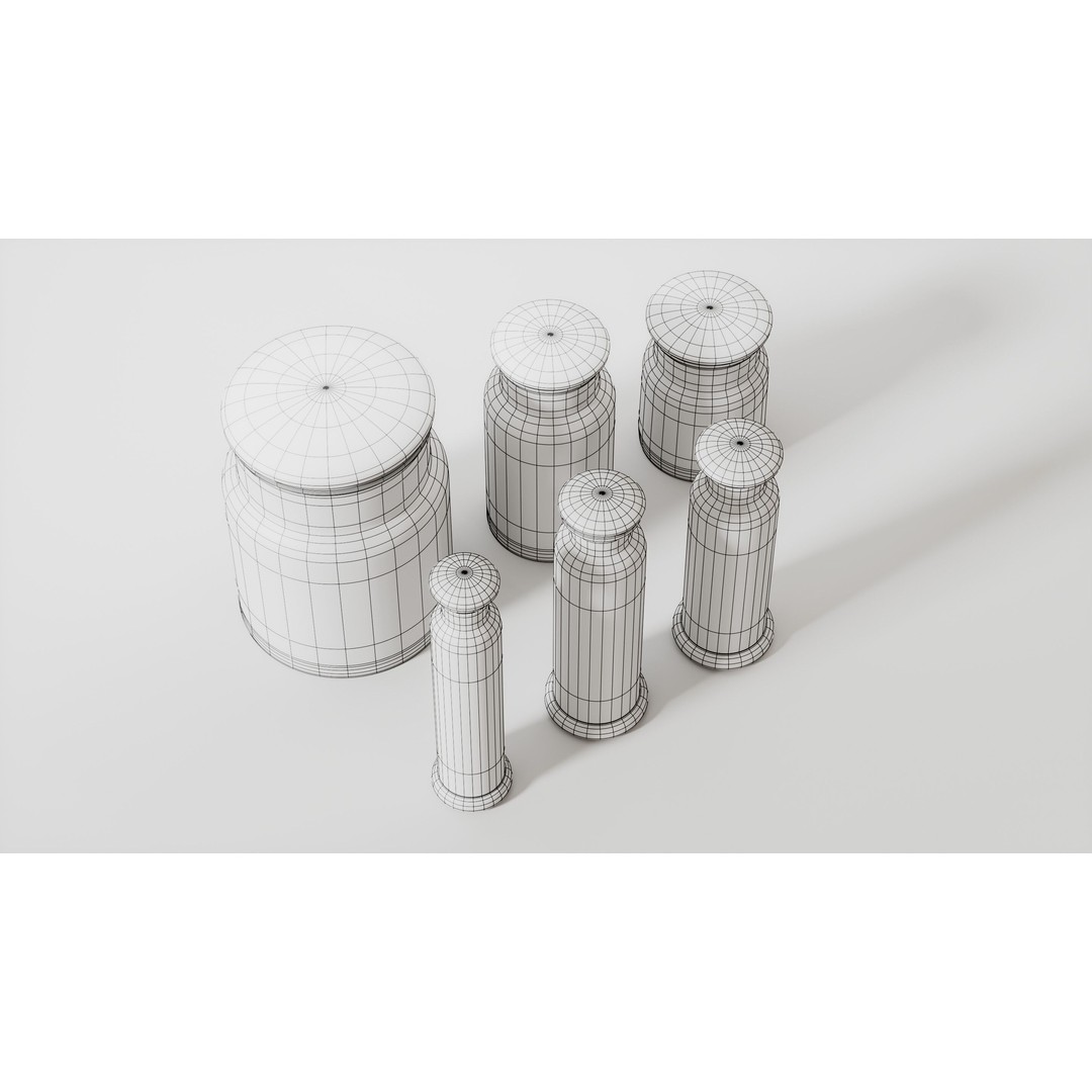 Alchemical Bottles 3D Model – Realistic Lab Set with PBR Textures - View 23