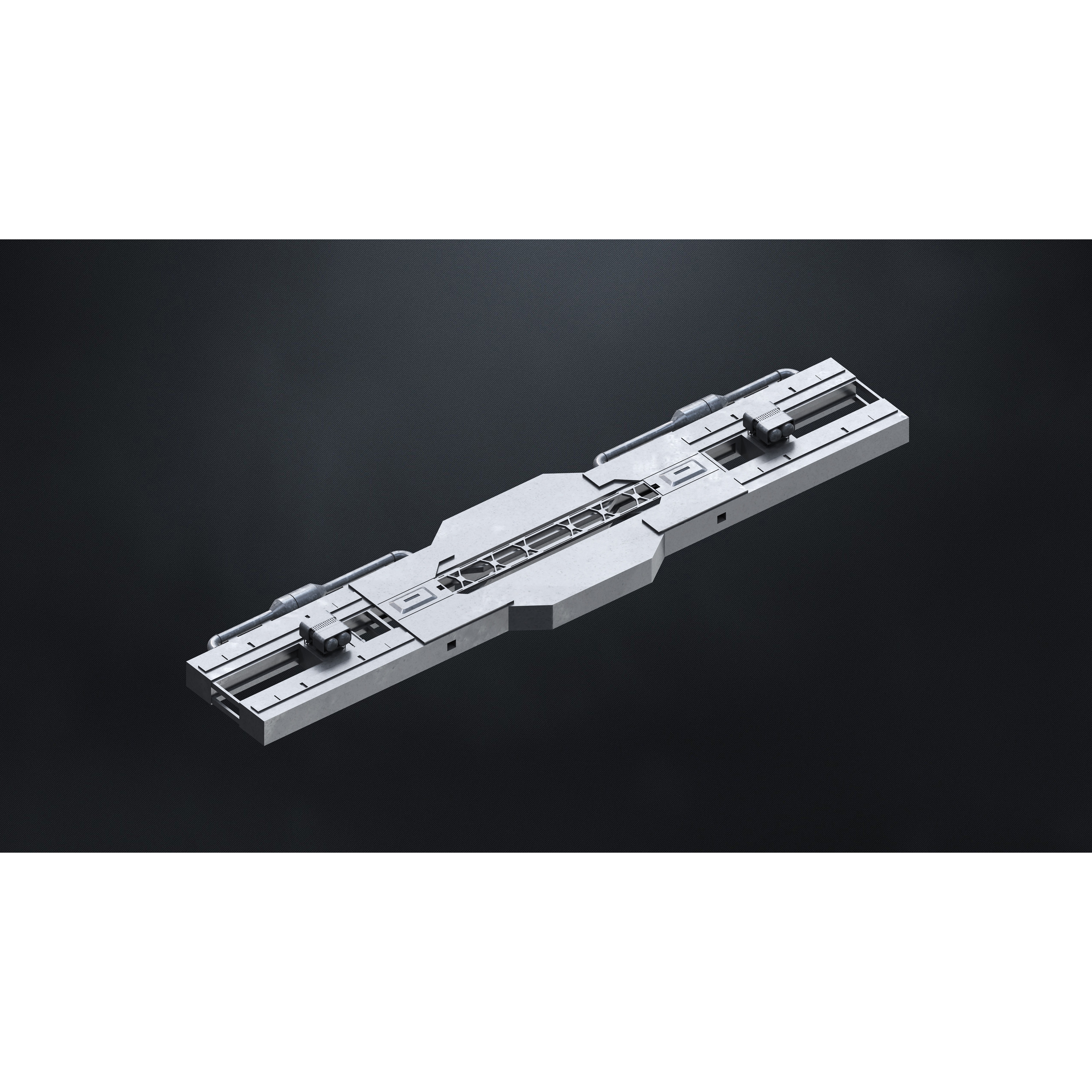 25 SUB-D Megascale Architectural Kitbash Elements - 3D Model - View 10