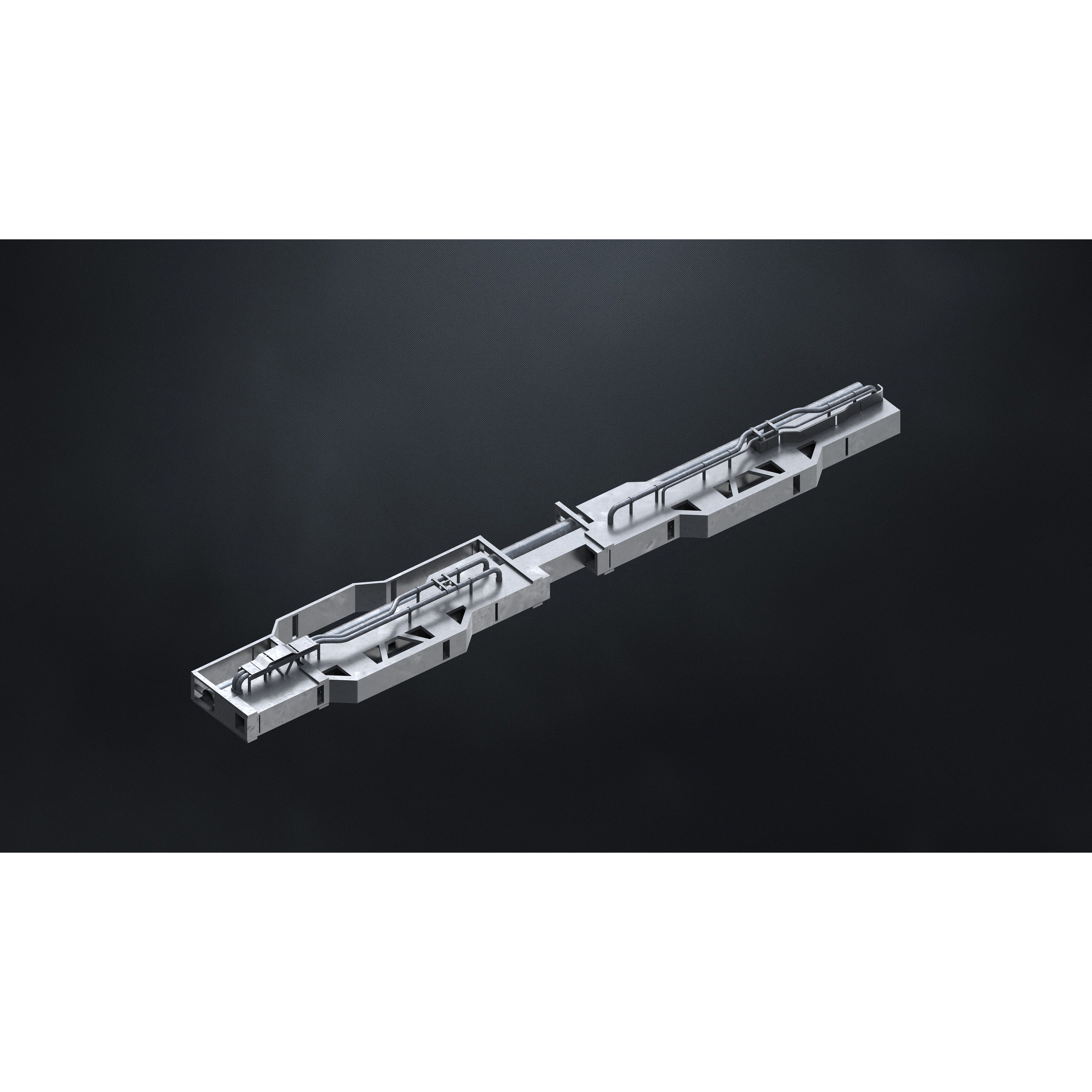 25 SUB-D Megascale Architectural Kitbash Elements - 3D Model - View 11
