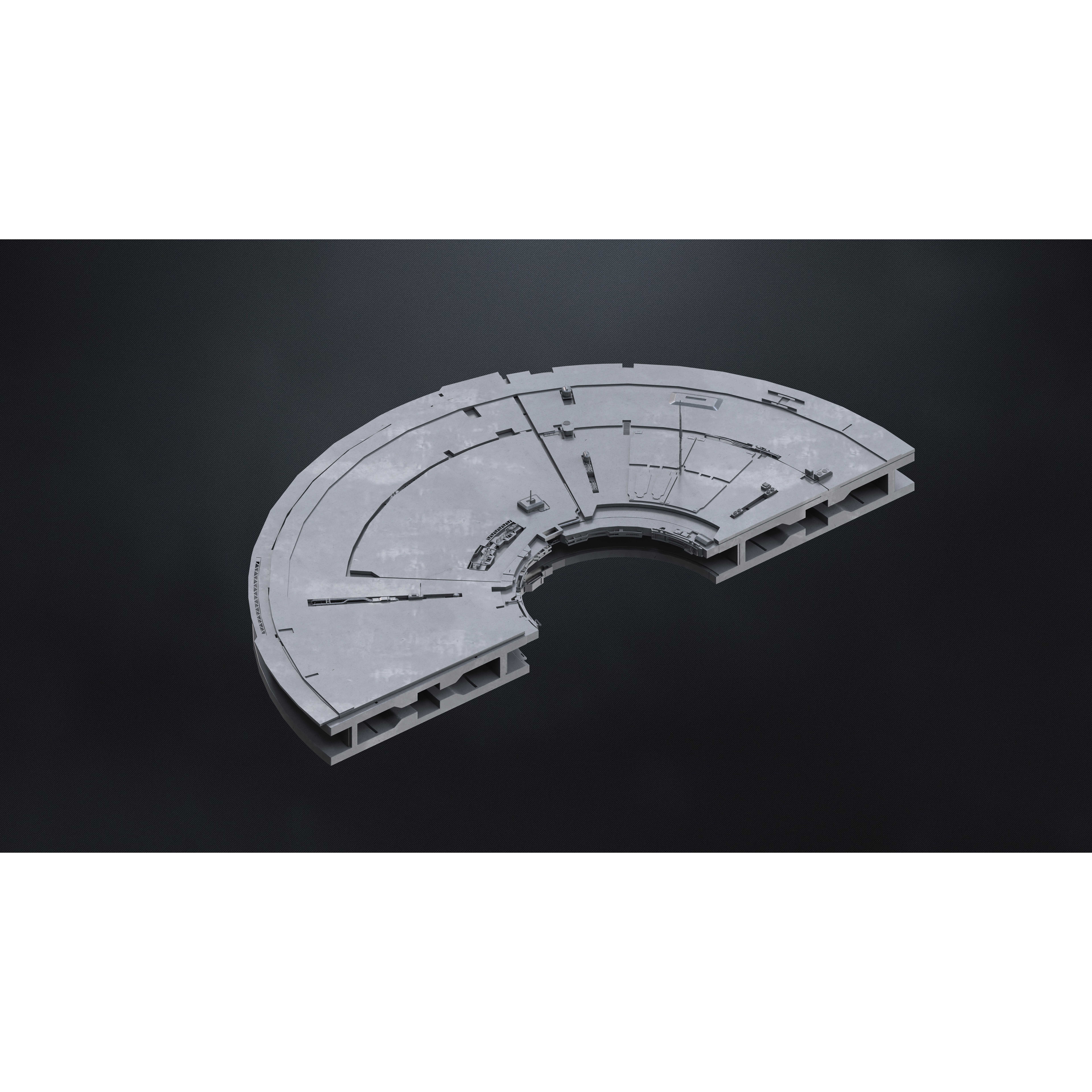 25 SUB-D Megascale Architectural Kitbash Elements - 3D Model - View 25