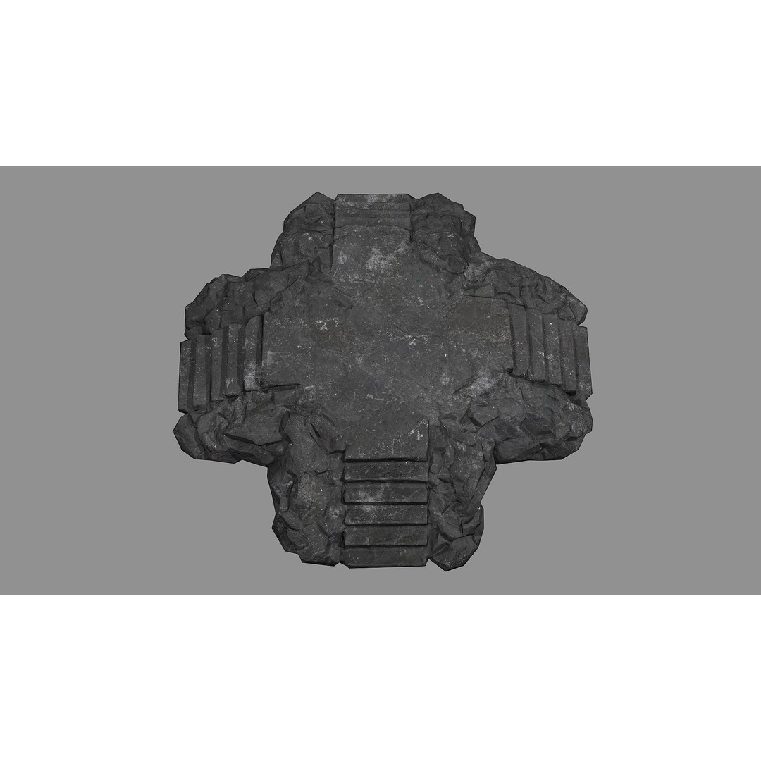 Staris Rock 08 3D Model – Low Poly PBR Asset, FBX & OBJ - View 10