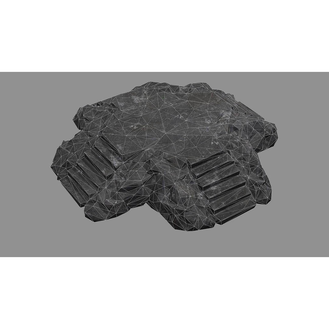 Staris Rock 08 3D Model – Low Poly PBR Asset, FBX & OBJ - View 13