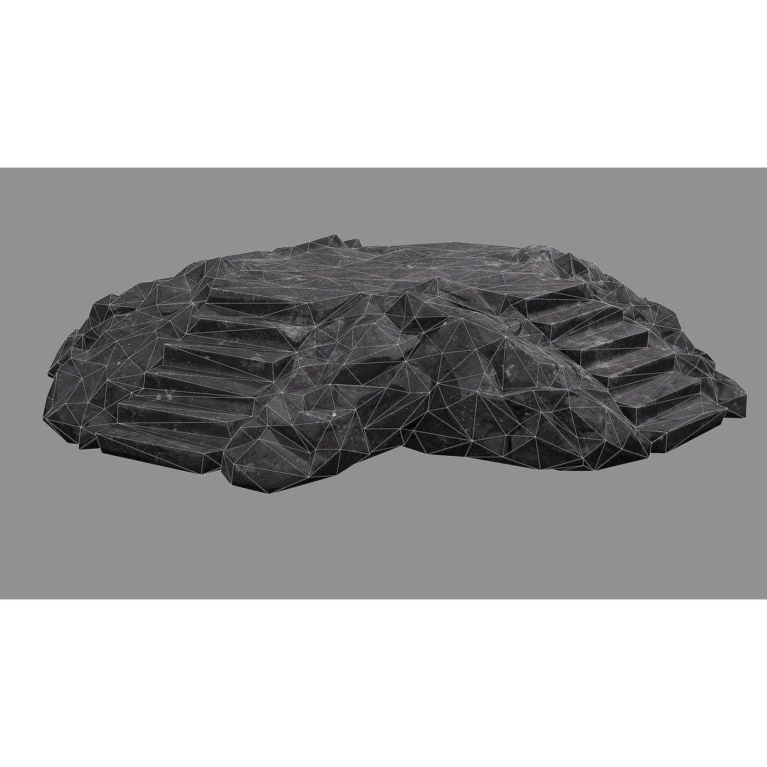 Staris Rock 08 3D Model – Low Poly PBR Asset, FBX & OBJ - View 15