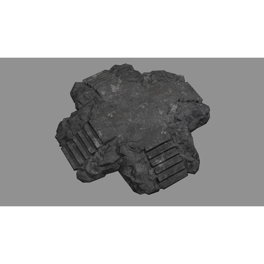 Staris Rock 08 3D Model – Low Poly PBR Asset, FBX & OBJ - View 8