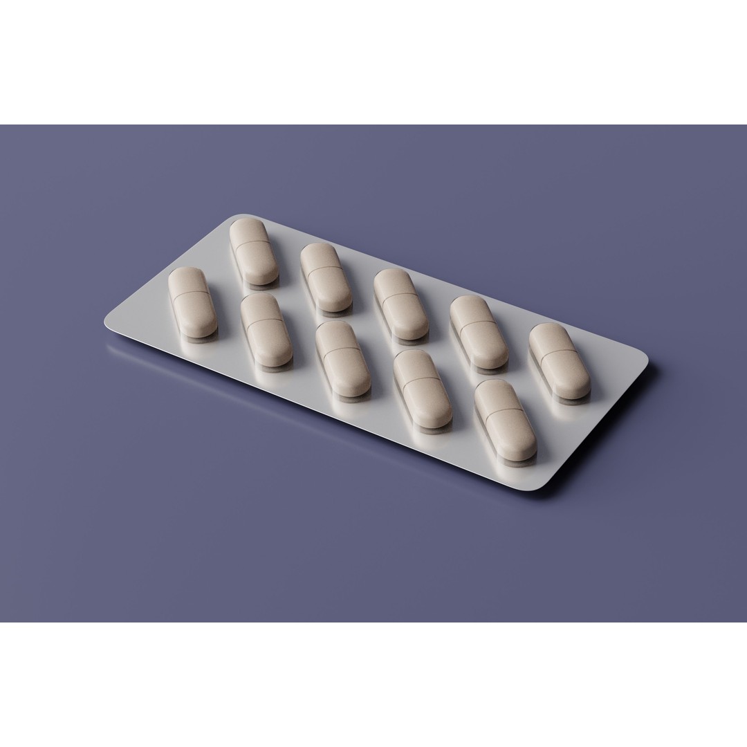 Medicine Tablets and Pills 3D Model – Low Poly Game Asset, FBX, OBJ - View 10