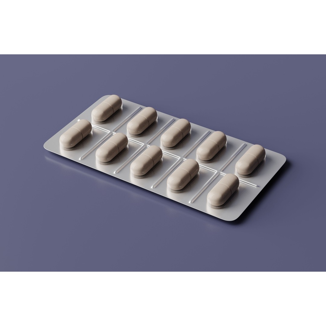 Medicine Tablets and Pills 3D Model – Low Poly Game Asset, FBX, OBJ - View 11