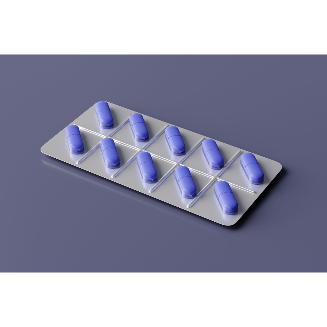 Medicine Tablets and Pills 3D Model – Low Poly Game Asset, FBX, OBJ - View 5