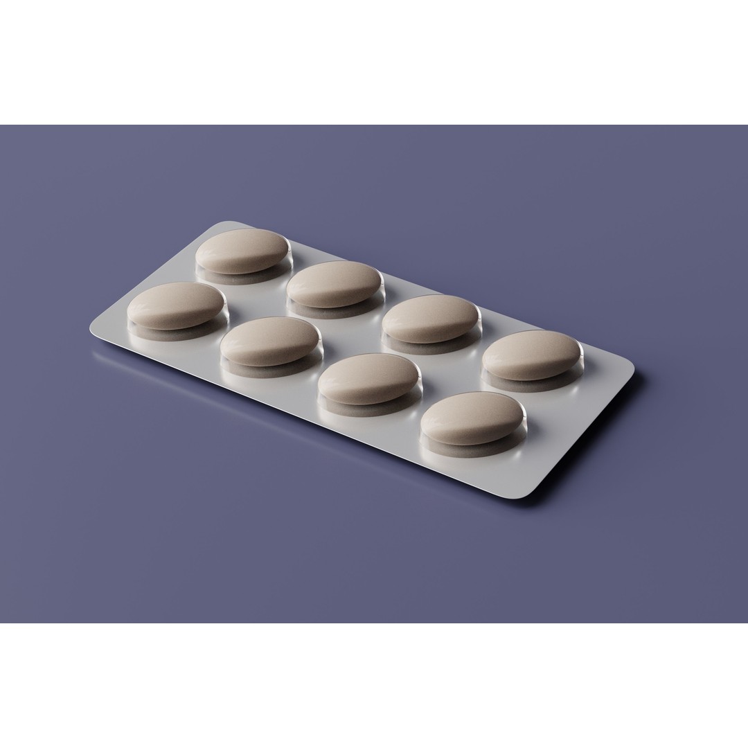 Medicine Tablets and Pills 3D Model – Low Poly Game Asset, FBX, OBJ - View 7